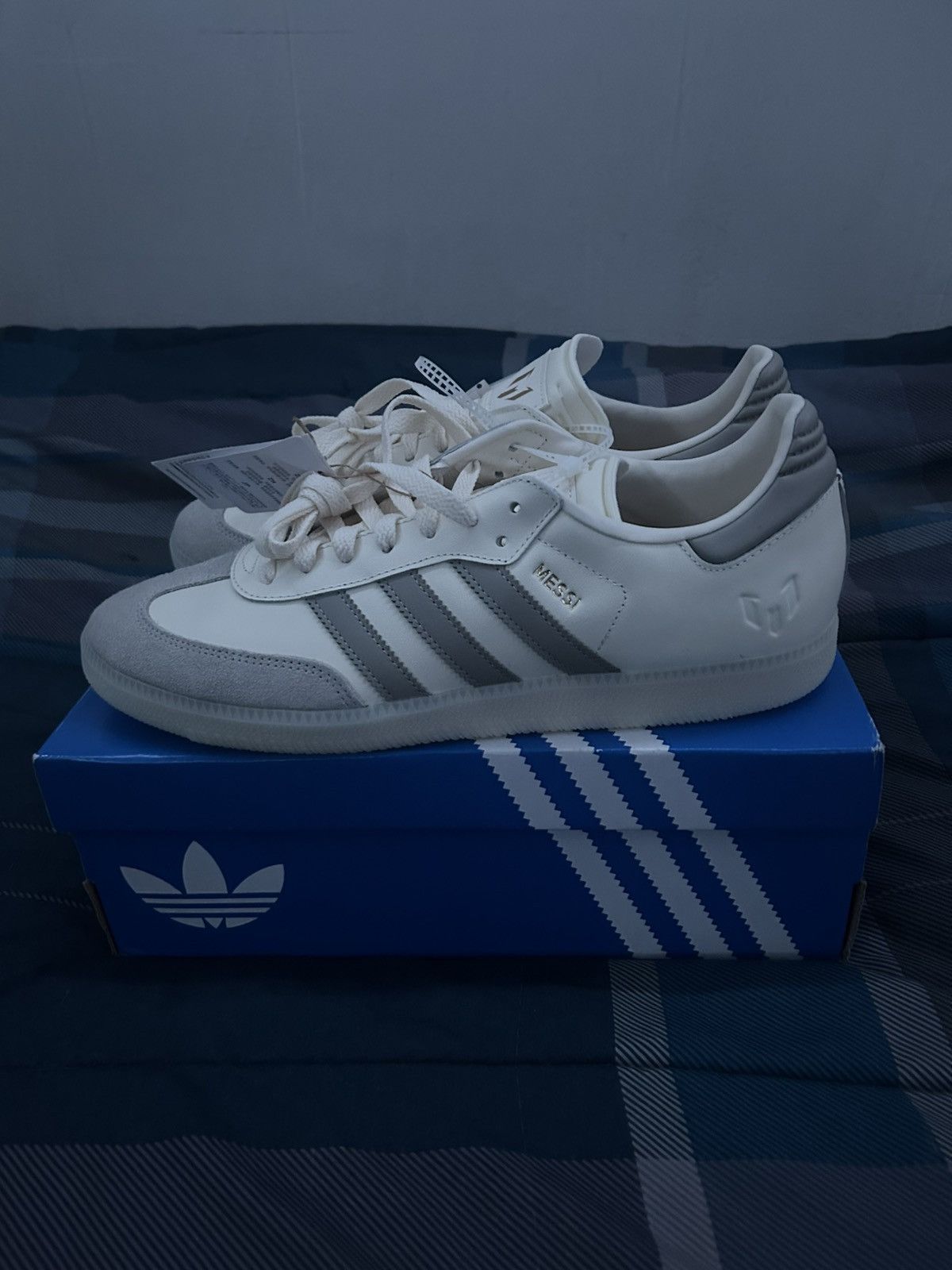 Adidas samba messi cream men’s size 11 new