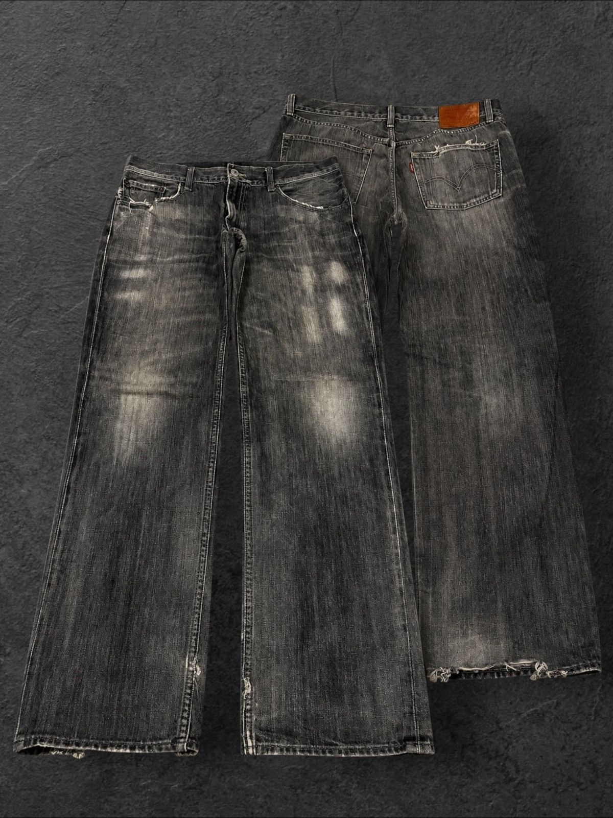 Levi's Vtg Y2k Levis 502 Distressed Jeans Size US 34 / EU 50 - 1 Thumbnail