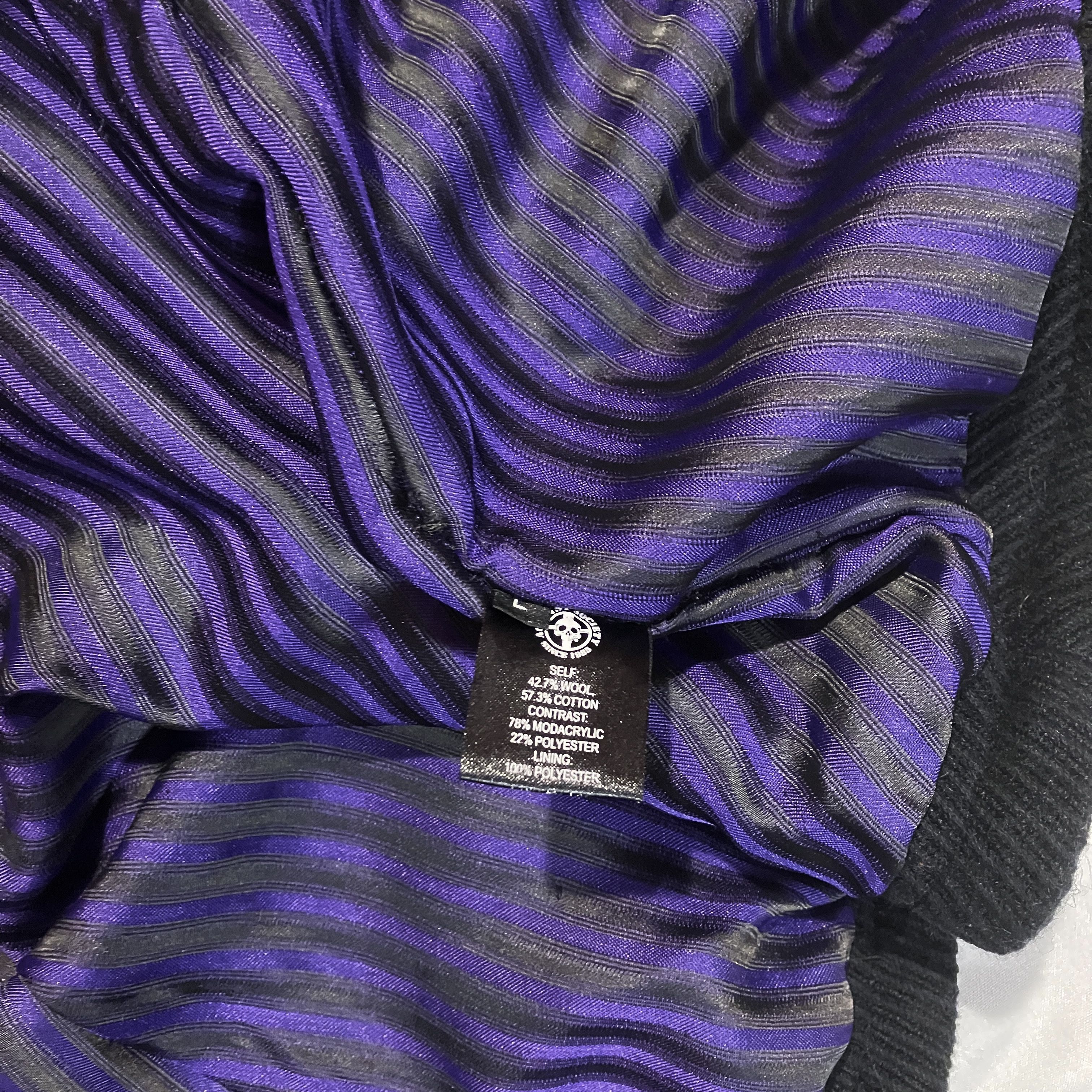 Lip Service Vtg Y2K Lip Service Wicked Winter Goth Coat Size ONE SIZE - 7 Thumbnail