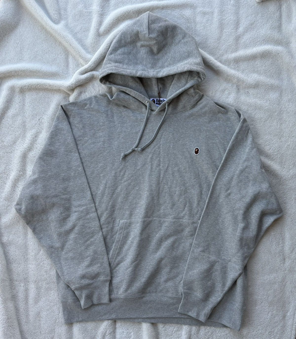 Bape Bape Grey One Point Hoodie Size US XXL / EU 58 / 5 - 1 Preview