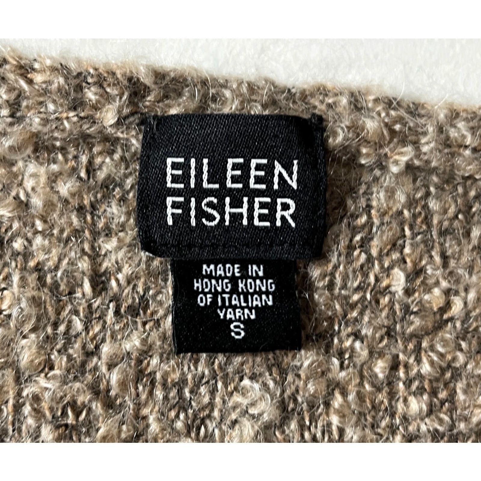Eileen Fisher VINTAGE Eileen Fisher Women’s V-Neck Pullover Sweater Mohair Merino Wool Sz S Brown Size S / US 4 / IT 40 - 7 Thumbnail