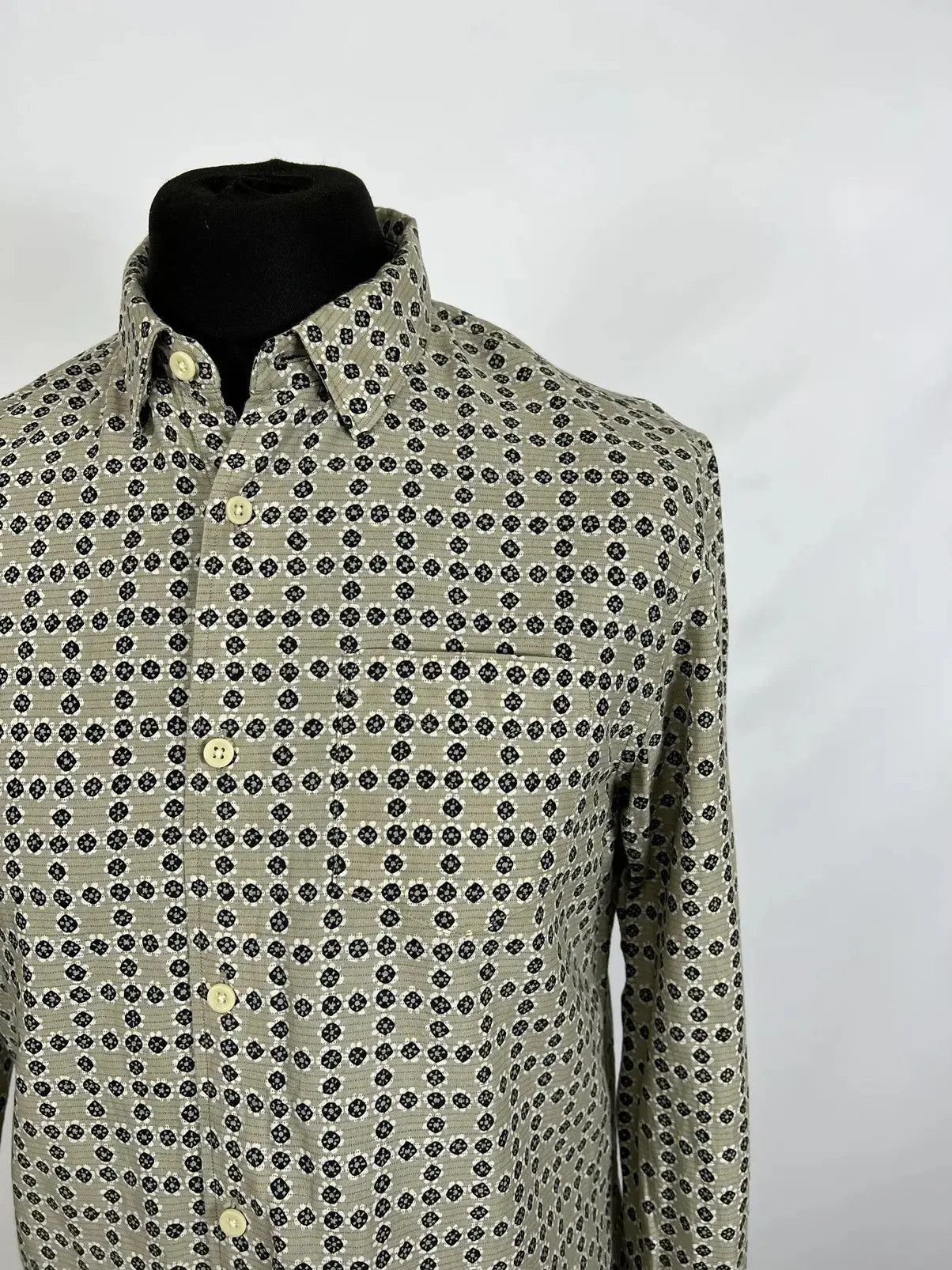 Allsaints × Japanese Brand All Saints Grid LS shirt Size US M / EU 48-50 / 2 - 3 Thumbnail