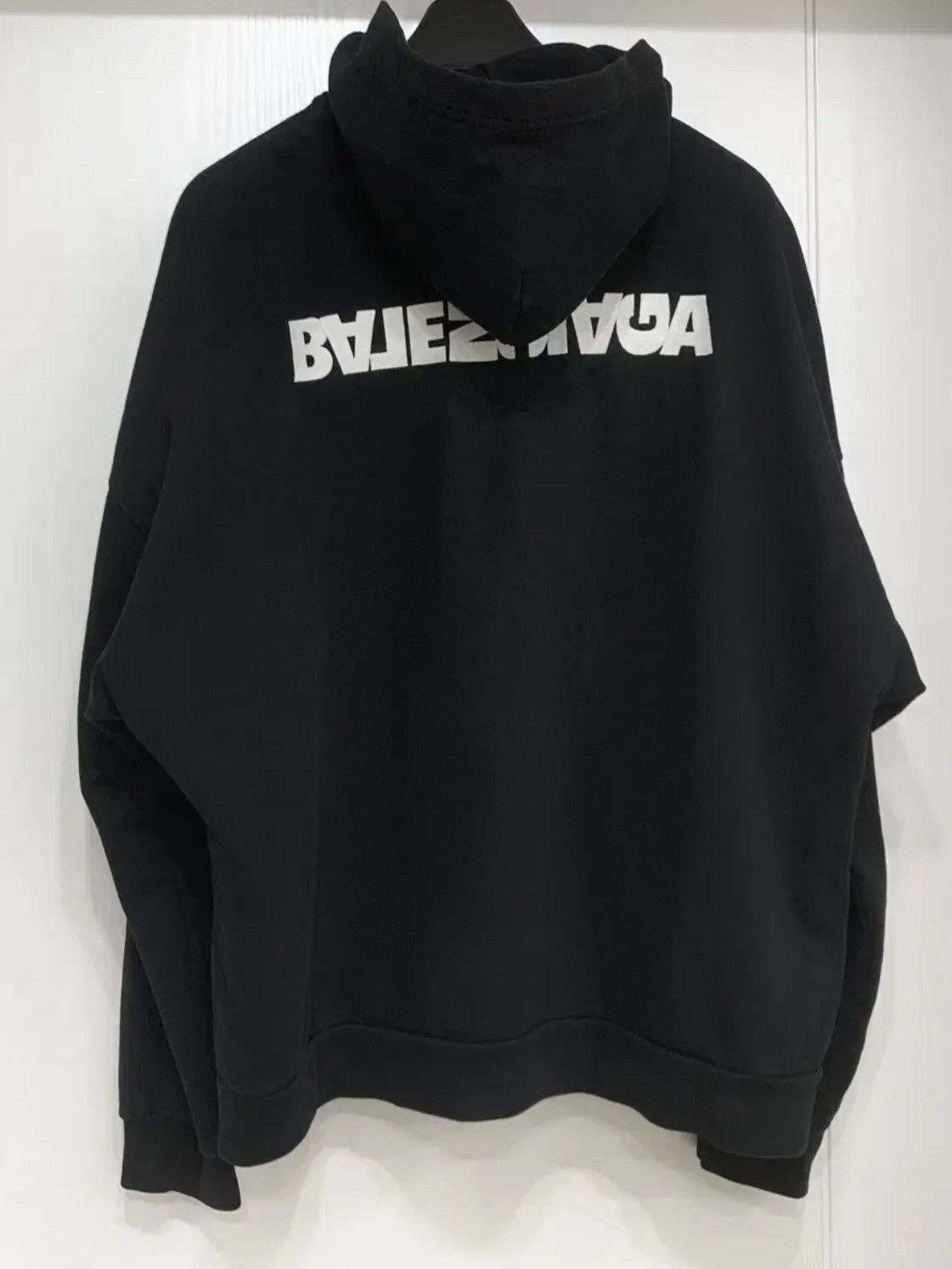 Balenciaga Turn Logo Zip Hoodir
