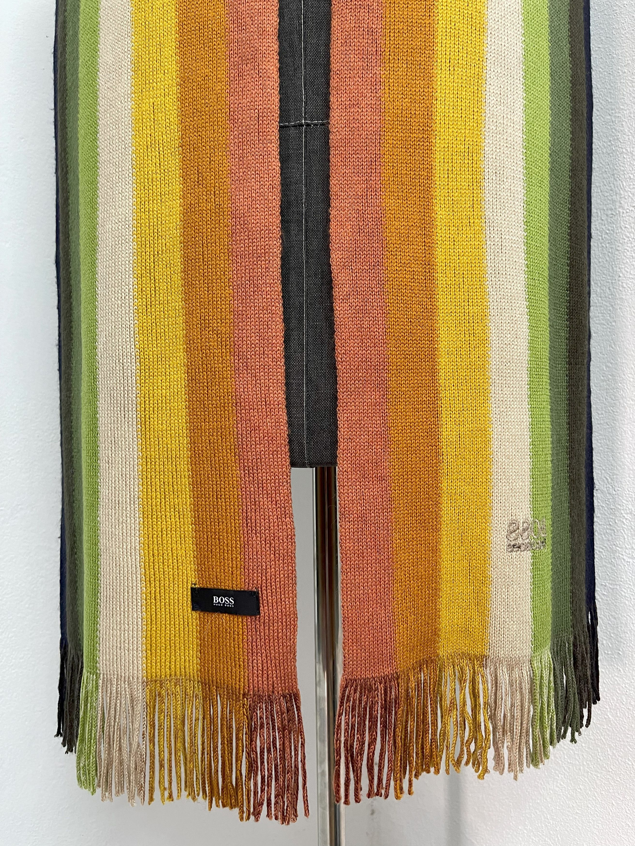 Hugo Boss Vintage Hugo Boss Scarf / Muffler - 6086 Size ONE SIZE - 7 Thumbnail