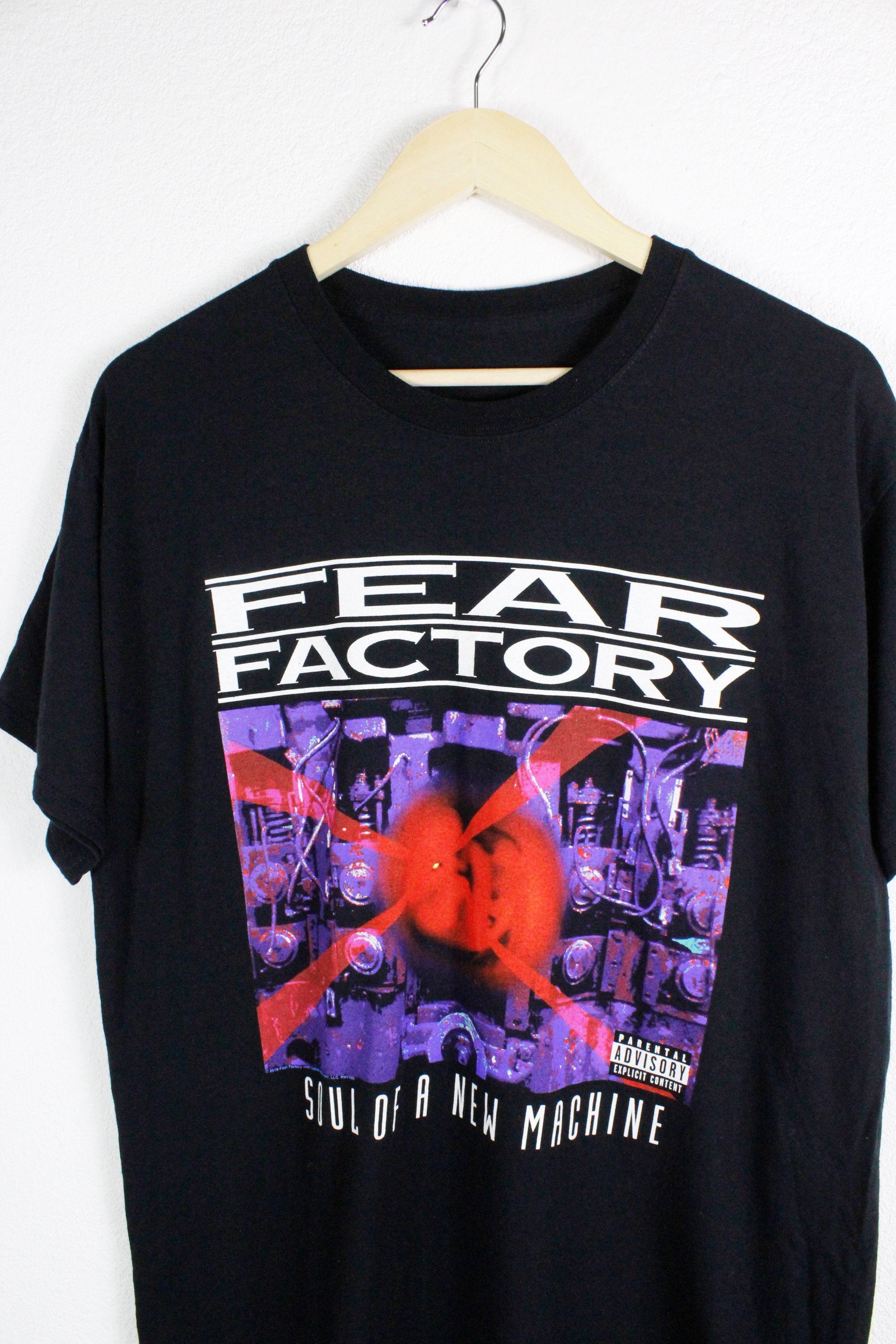 Band Tees Fear Factory Soul Of a New Machine Graphic Merch Tee T-shirt Size US XL / EU 56 / 4 - 2 Thumbnail