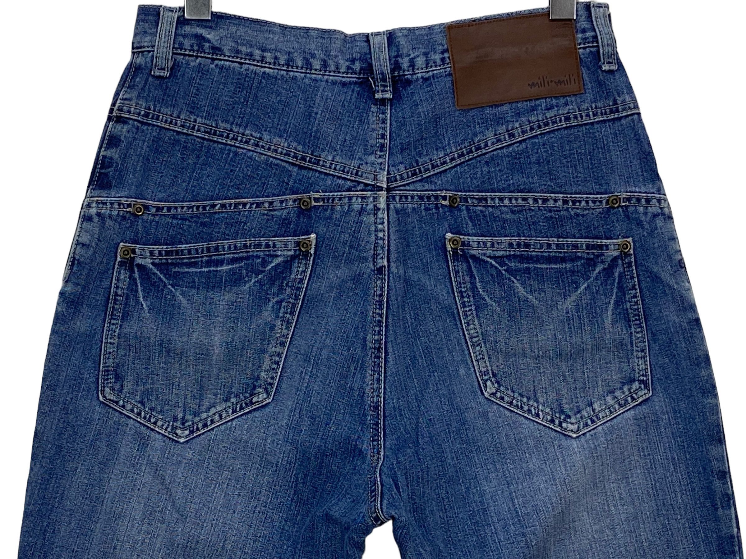 Japanese Brand Mili Mili Baker Pocket Drop Crotch Jeans Size US 30 / EU 46 - 5 Thumbnail