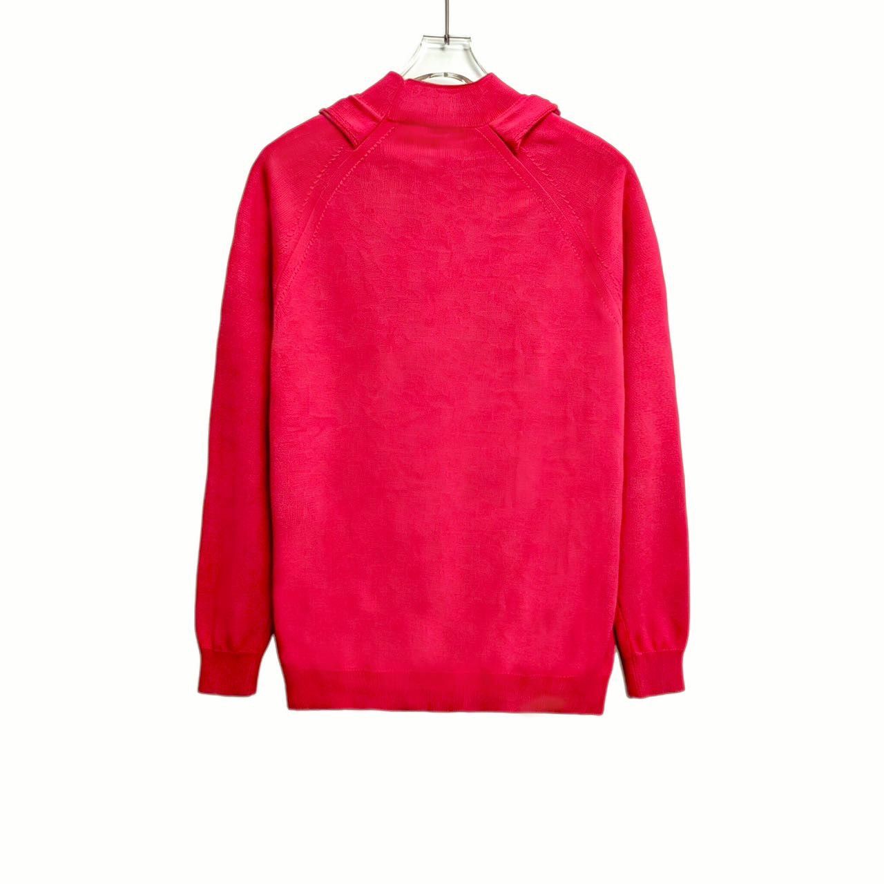 Miu Miu Miu Miu Solid Color Ruffle Trim Knit Sweater K26WX Size XS / US 0-2 / IT 36-38 - 2 Thumbnail