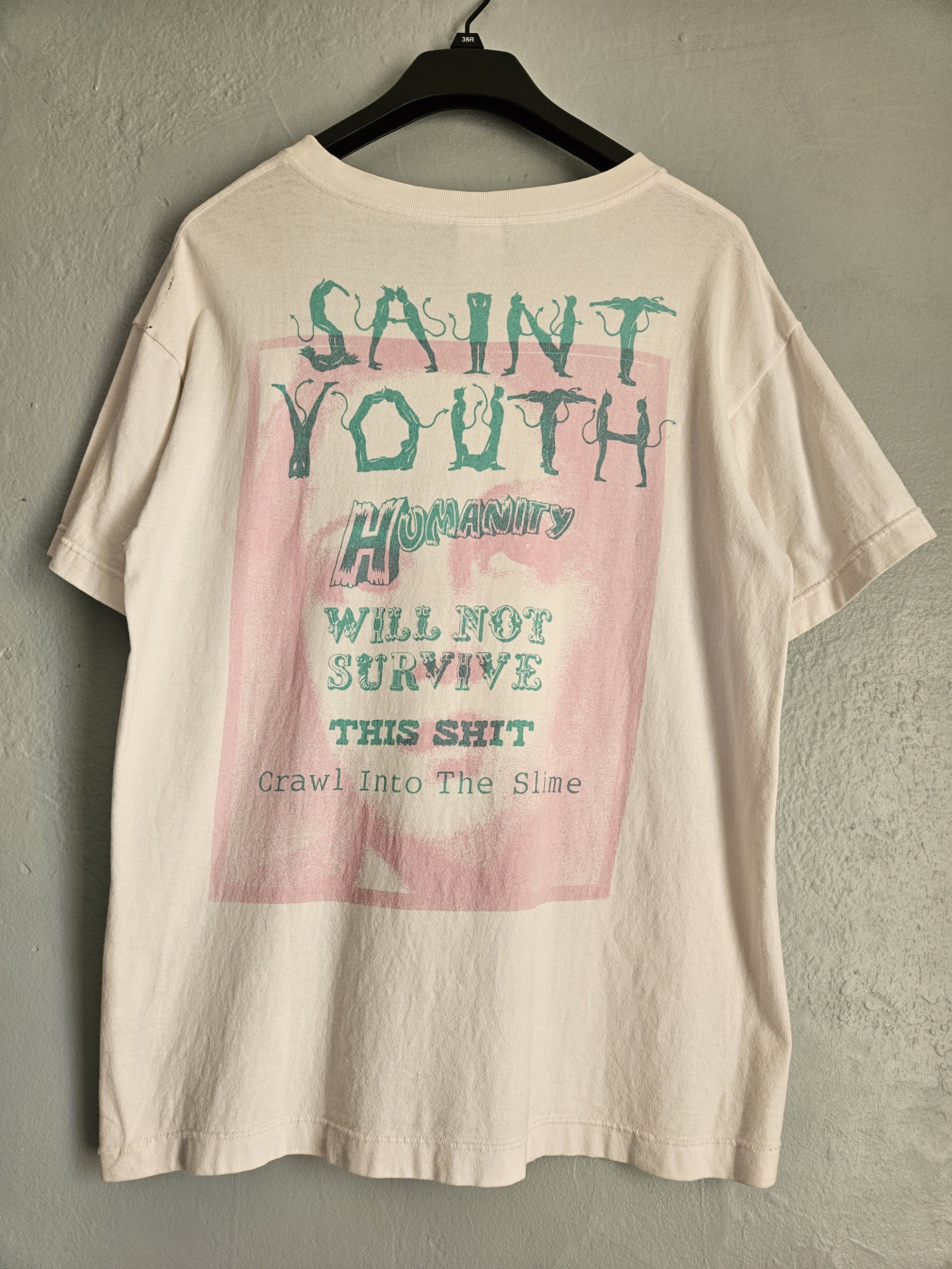Saint Michael Saint Youth Humanity Oversized Spiral Stars Logo T Shirt Size US S / EU 44-46 / 1 - 2 Thumbnail