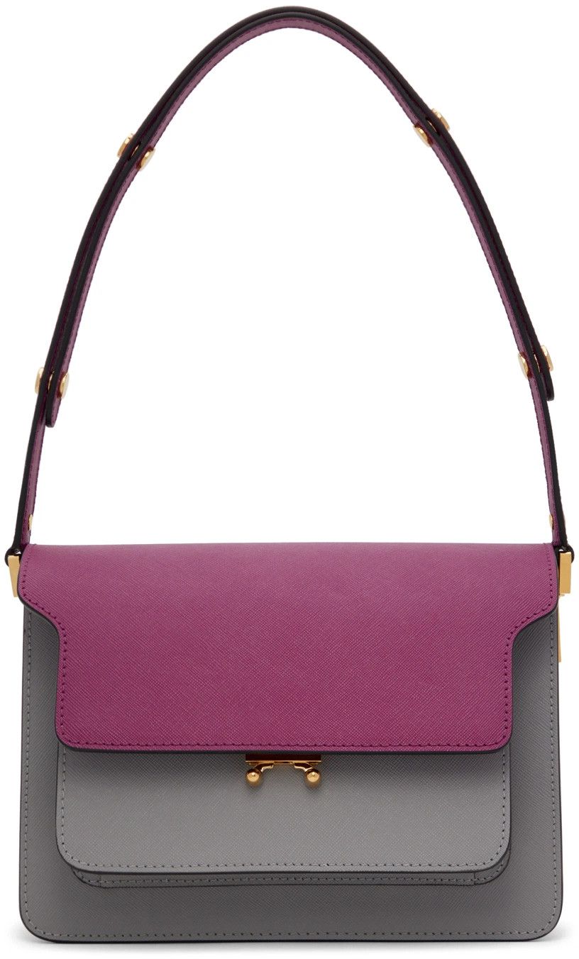 Marni o1y1125 Size : OS / Crossbody Bag in Light Gray/Purple Size ONE SIZE - 4 Thumbnail