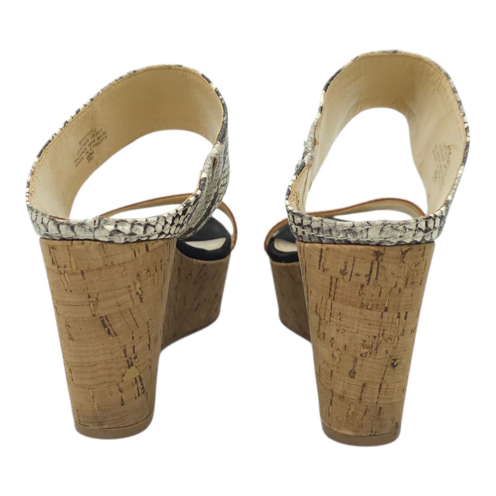 Marc Fisher Marc Fisher Shelbee 2 Sandals Womens 6.5 M Reptile Print Size US 6.5 / IT 36.5 - 4 Thumbnail