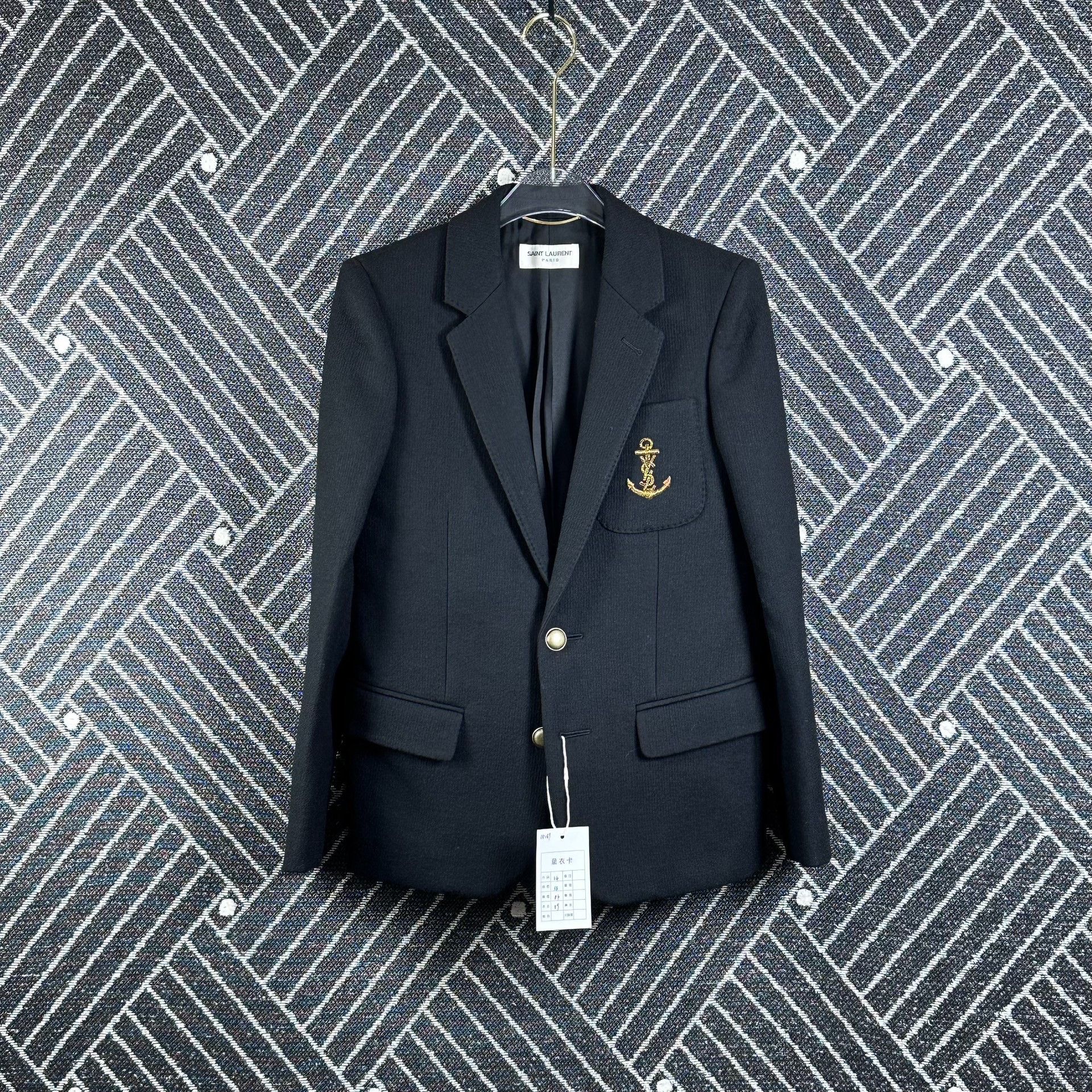 Saint Laurent Paris Saint Laurent Black Suit Jacket Size XS / US 0-2 / IT 36-38 - 1 Thumbnail