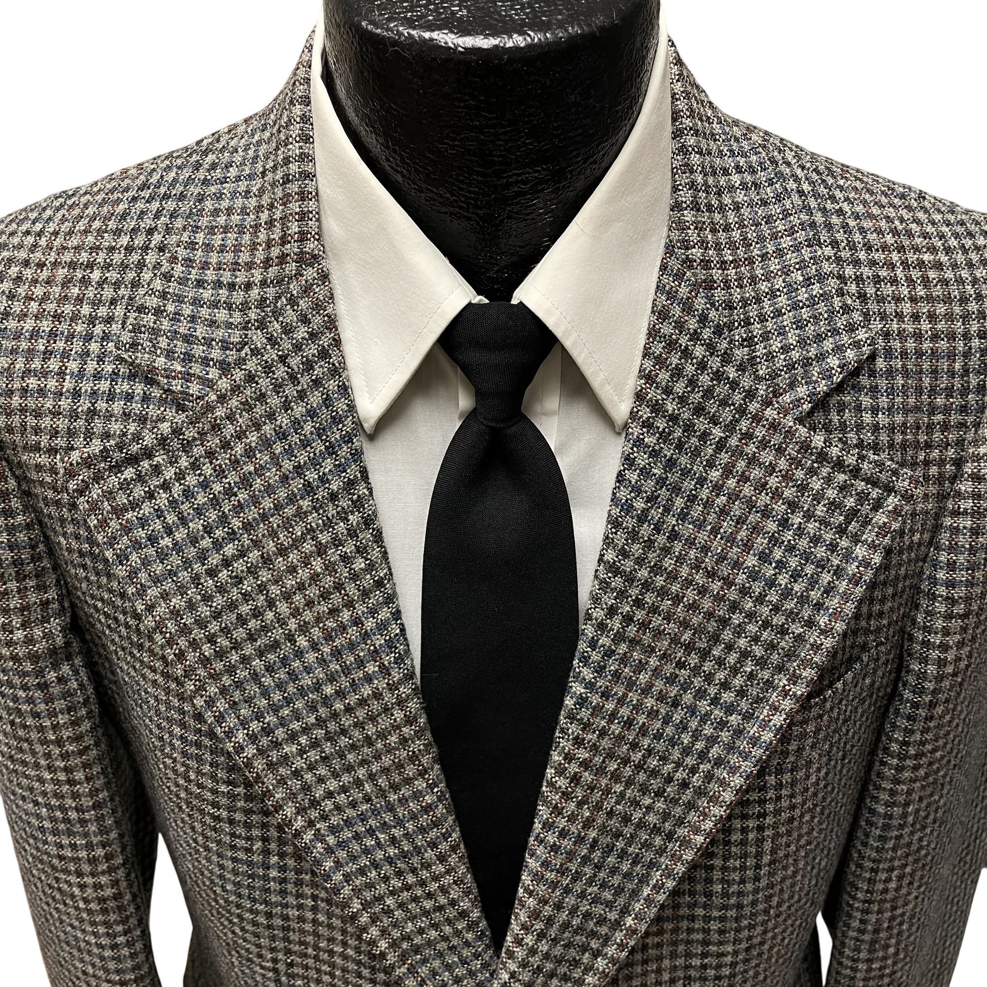 Other Vtg OVERCHECK Sport Coat WIDE LAPEL Disco MOD Jacket Size 38R - 2 Thumbnail