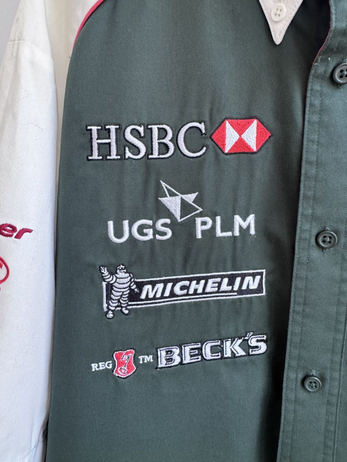 Formula 1 Jaguar Racing 2003 HSBC Formula 1 F1 Racing Button Up Shirt Size US XXL / EU 58 / 5 - 4 Thumbnail