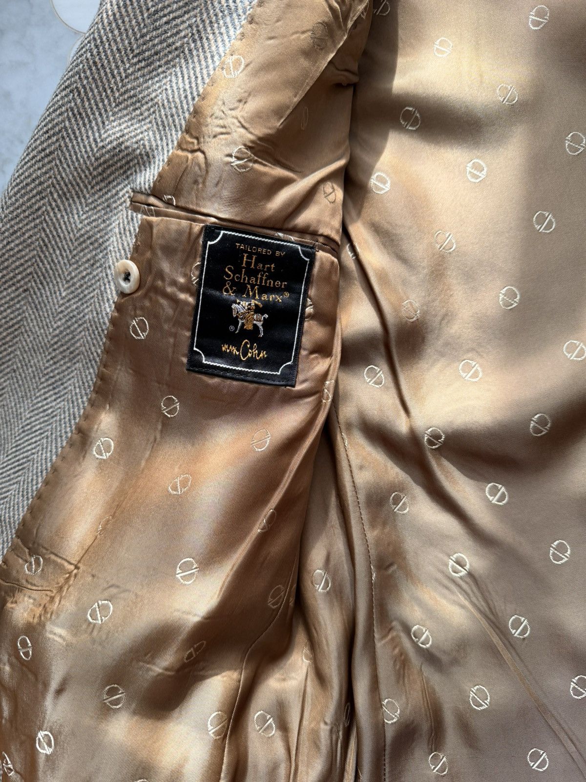 Christian Dior Monsieur Vintage 1984 ChristianDior Monsieur Virgin Wool Beige Blazer Size 38R - 3 Thumbnail
