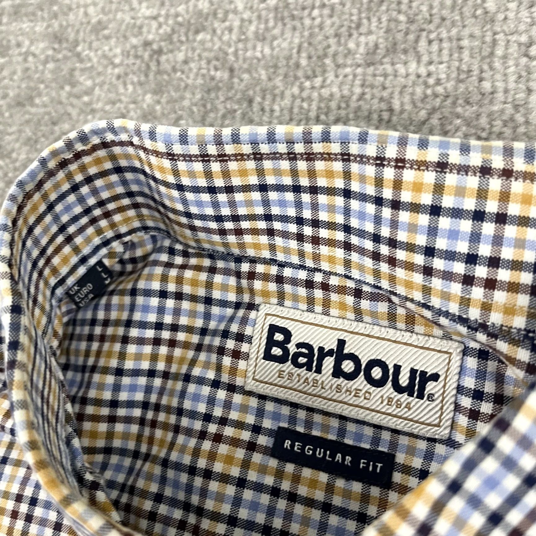 Barbour Barbour Shirt Mens Medium Regular Fit Multi Plaid Button Down Long Sleeve Casual Size US M / EU 48-50 / 2 - 4 Thumbnail