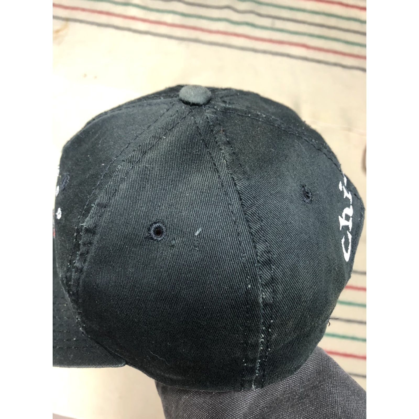 Sports Specialties VINTAGE Sports Specialties SnapBack Hat Chicago Bulls Rare Style Script Spellout Mens Adjustable Black Sports Specialties Hat Size ONE SIZE - 4 Thumbnail