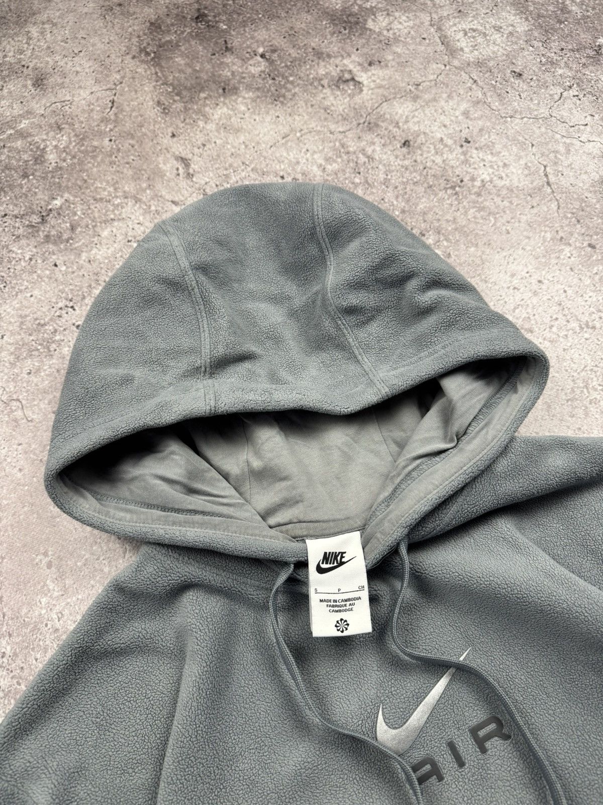 Nike NIKE TEDDY FLEECE VINTAGE CENTER LOGO OVERSIZE BOXY HOODIE Size US S / EU 44-46 / 1 - 6 Thumbnail