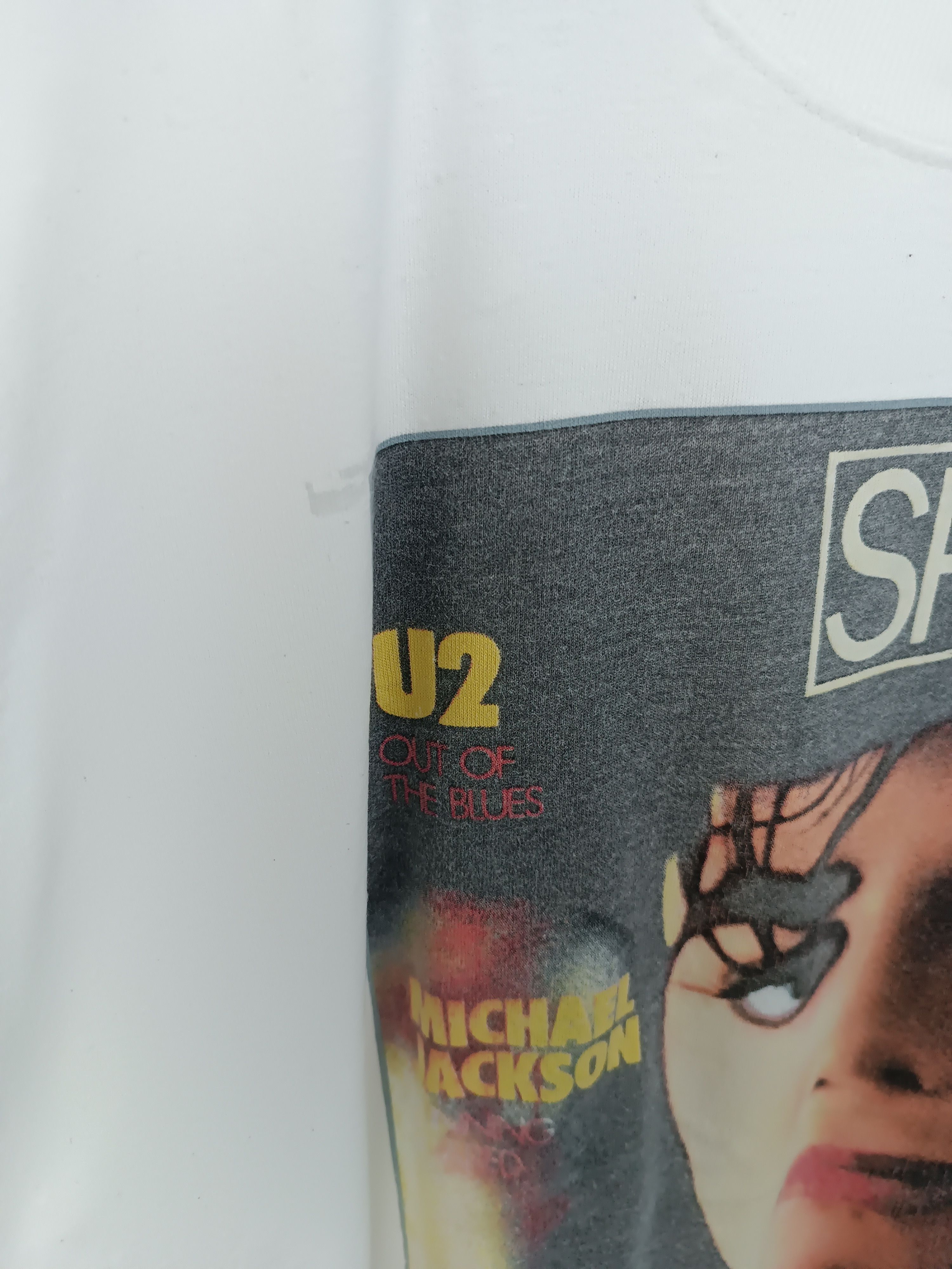 Rap Tees VINTAGE Y2K SPIN MAGAZINE MICHAEL JACKSON FADED TEE POP Size US XL / EU 56 / 4 - 12 Thumbnail