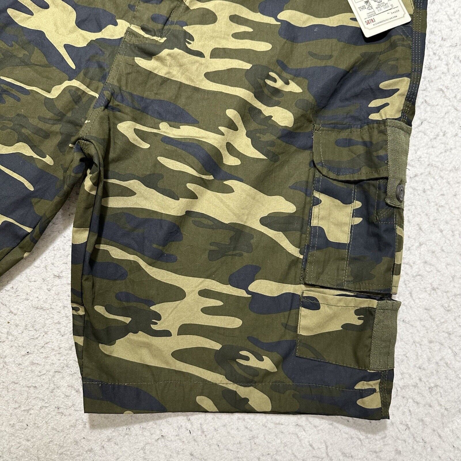 Alexander Julian Alexander Julian 44 Cargo Shorts 11.5" Inseam Green Camo Size US 44 / EU 60 - 5 Thumbnail