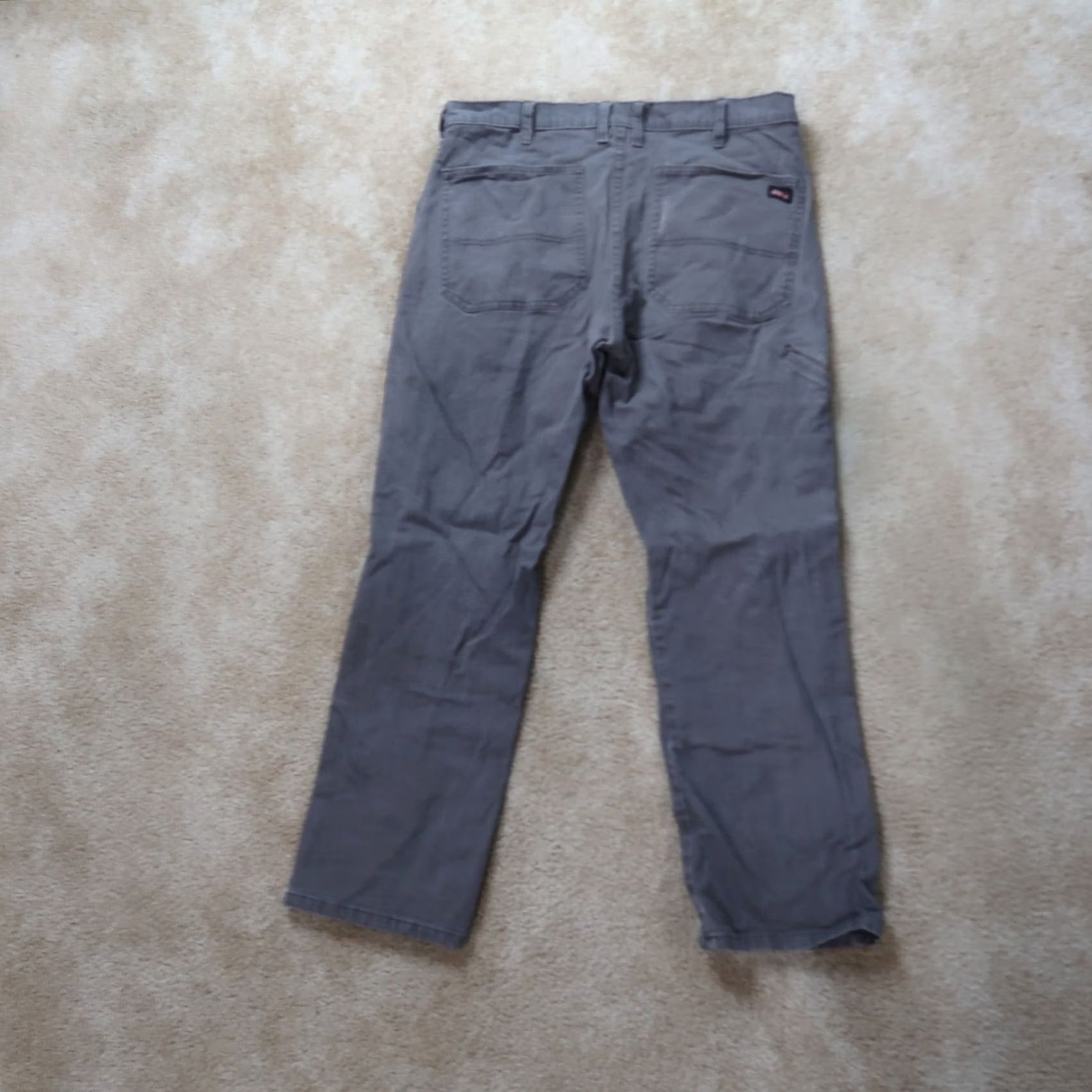 Dickies Dickies Pants Carpenter Relaxed Fit 36x30 Gray Workwear 90s Distressed Mens Straight Leg Size US 30 / EU 46 - 6 Thumbnail