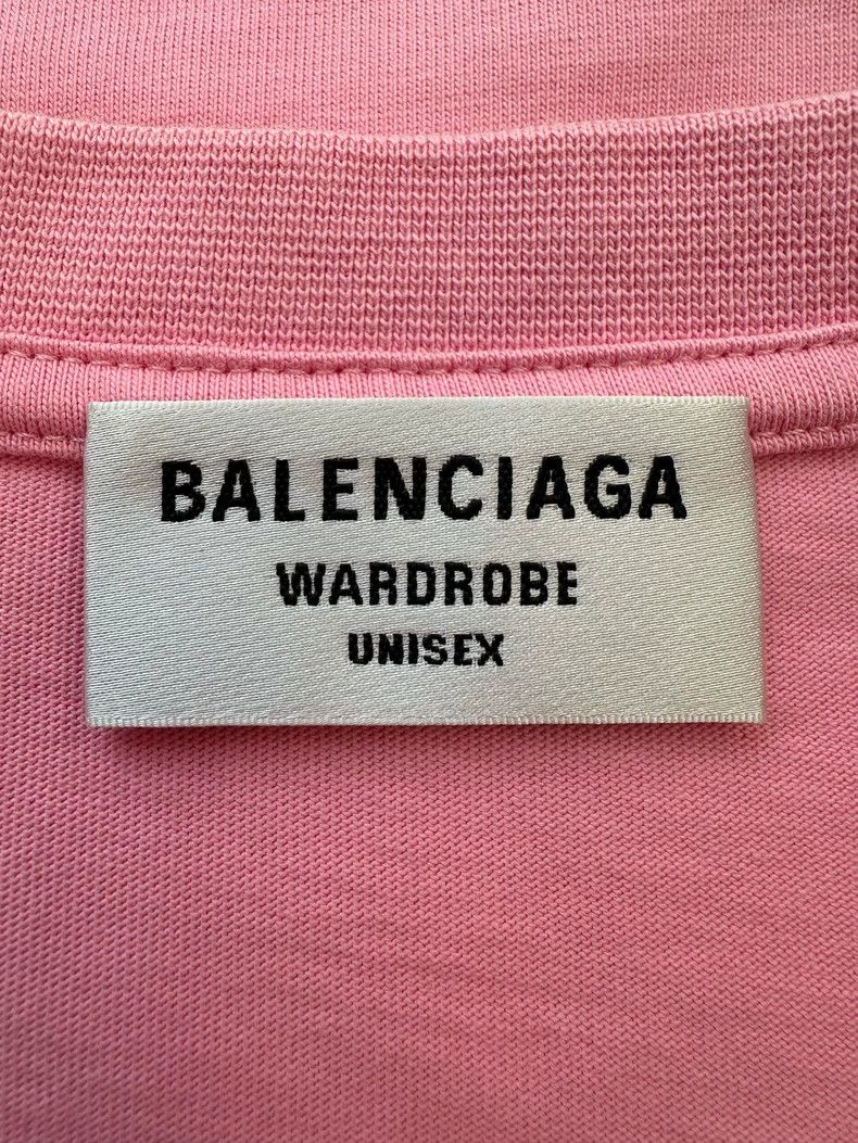 Balenciaga Balenciaga Vintage Plain Short Sleeve Drop Shoulder T-Shir Size US S / EU 44-46 / 1 - 7 Thumbnail