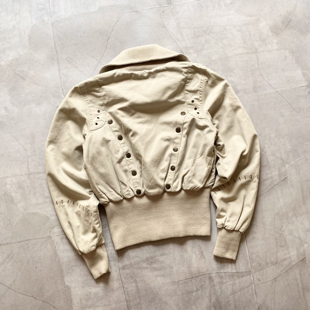 Hysteric Glamour Rare Distressed Cargo Pachwork Bomber Jacket Y2K Size S / US 4 / IT 40 - 6 Thumbnail