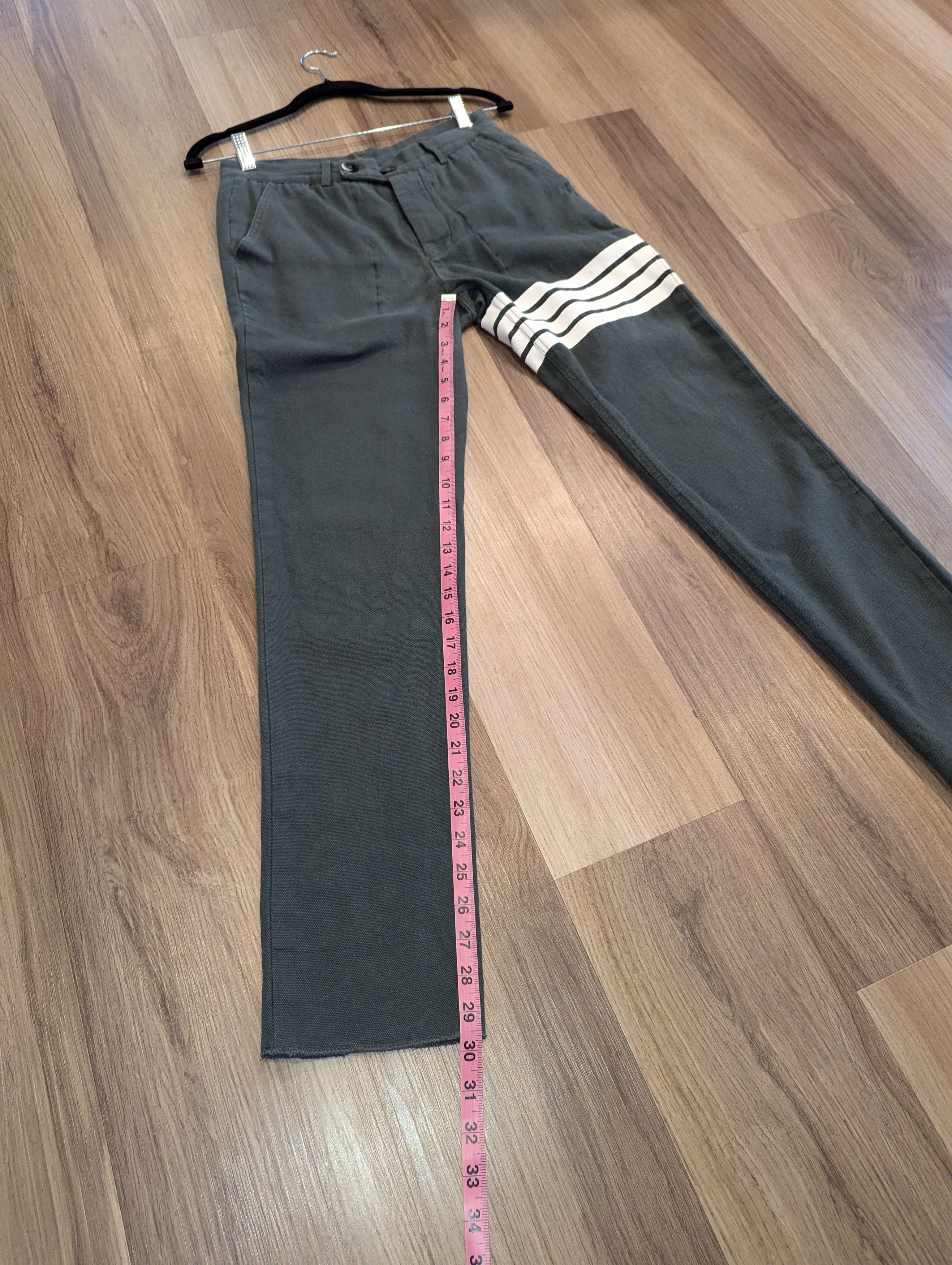 Thom Browne Thom Browne Men's Cotton Pants Size 1 29x30 4-bar Trousers Size US 30 / EU 46 - 7 Thumbnail