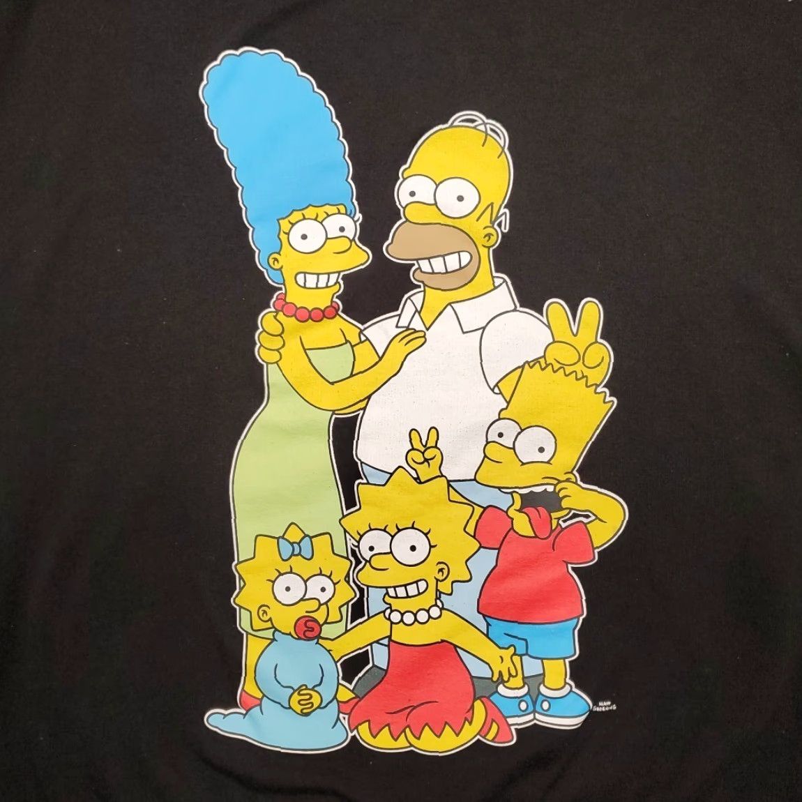 Vintage The Simpsons Sweatshirt Womens 3XL Black Crewneck Cartoon TV Matt Groening Squared Crew Neck Sweatshirt Size XXL / US 16-18 / IT 52-54 - 2 Thumbnail