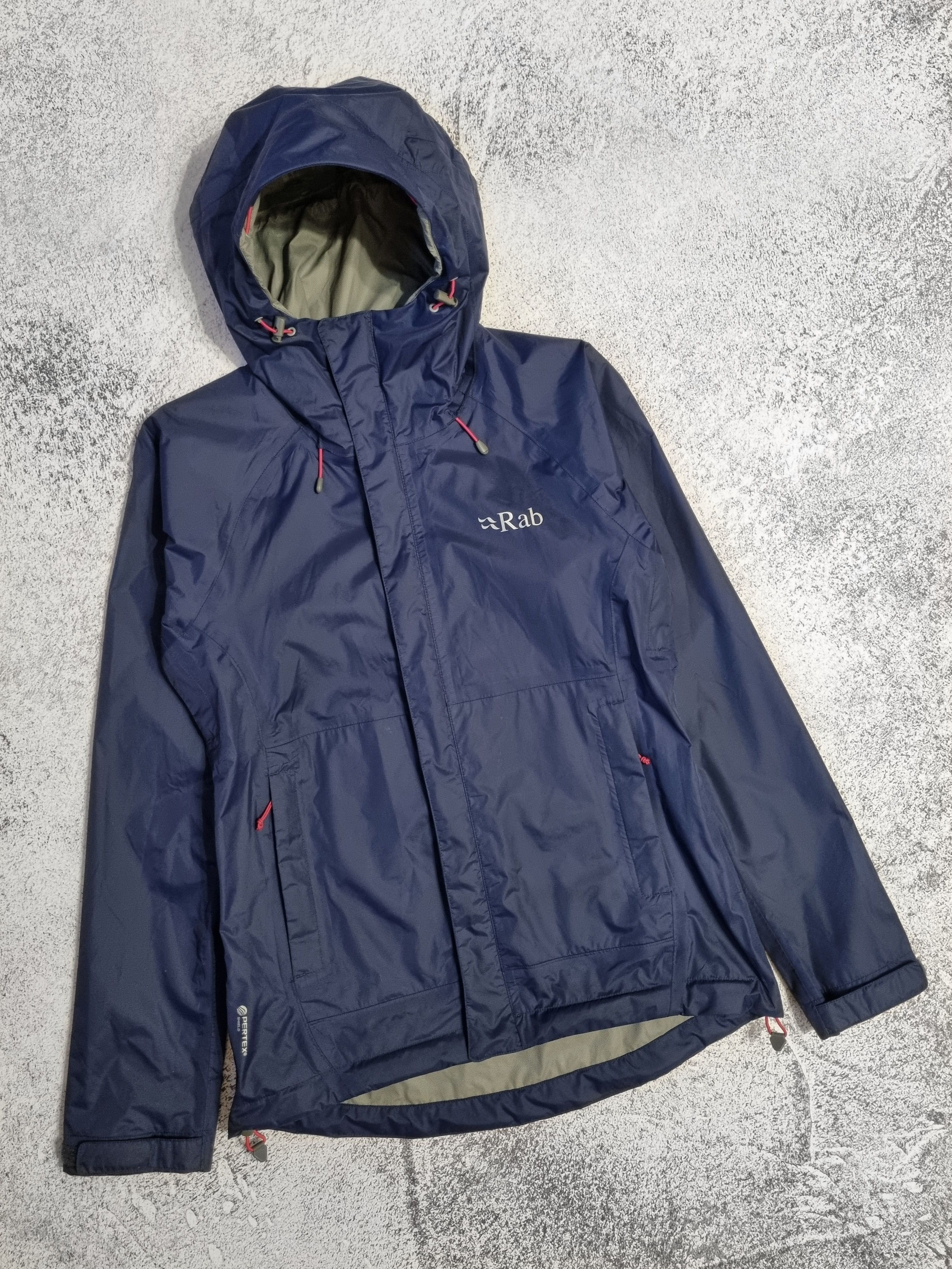 Patagonia × Rab Rab Downpour Lightweight Hooded Waterproof Rain Coat Jacket Size XS / US 0-2 / IT 36-38 - 2 Thumbnail