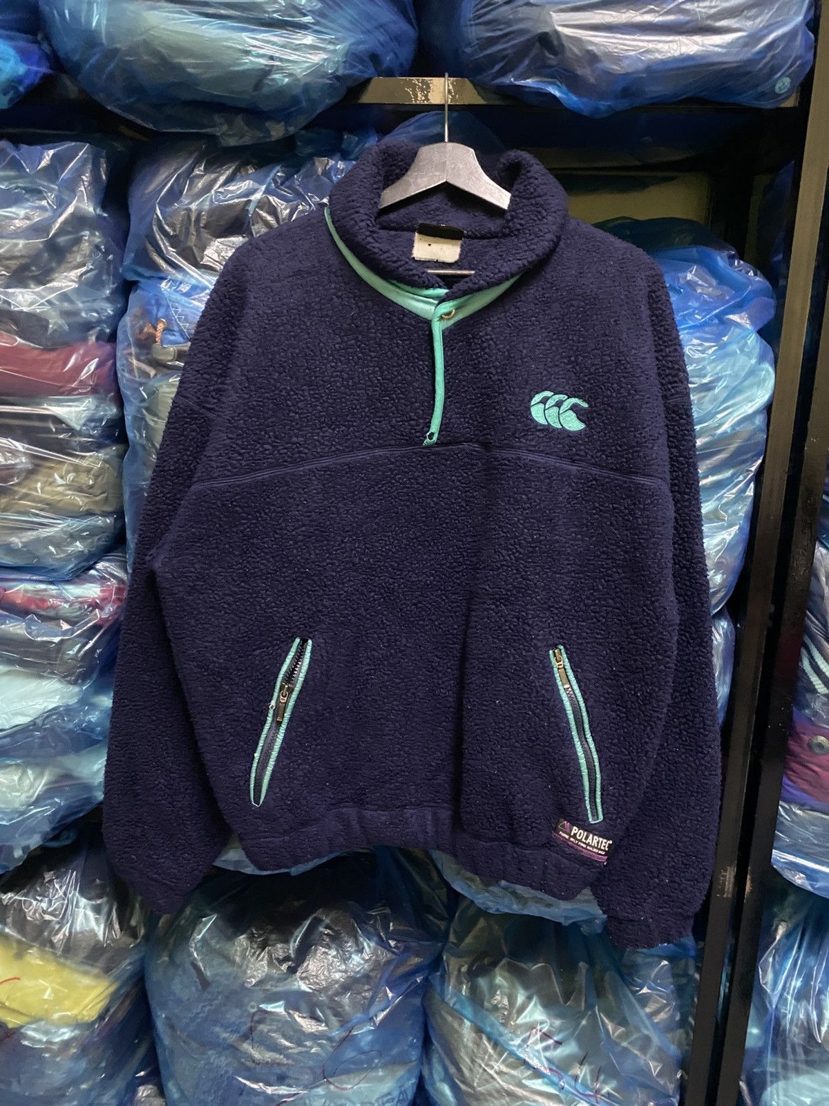 Canterbury of New Zealand VINTAGE CANTERBURRY 1/2 SNAP BUTTON POLARTEC FLEECE JACKET Size US M / EU 48-50 / 2 - 1 Thumbnail