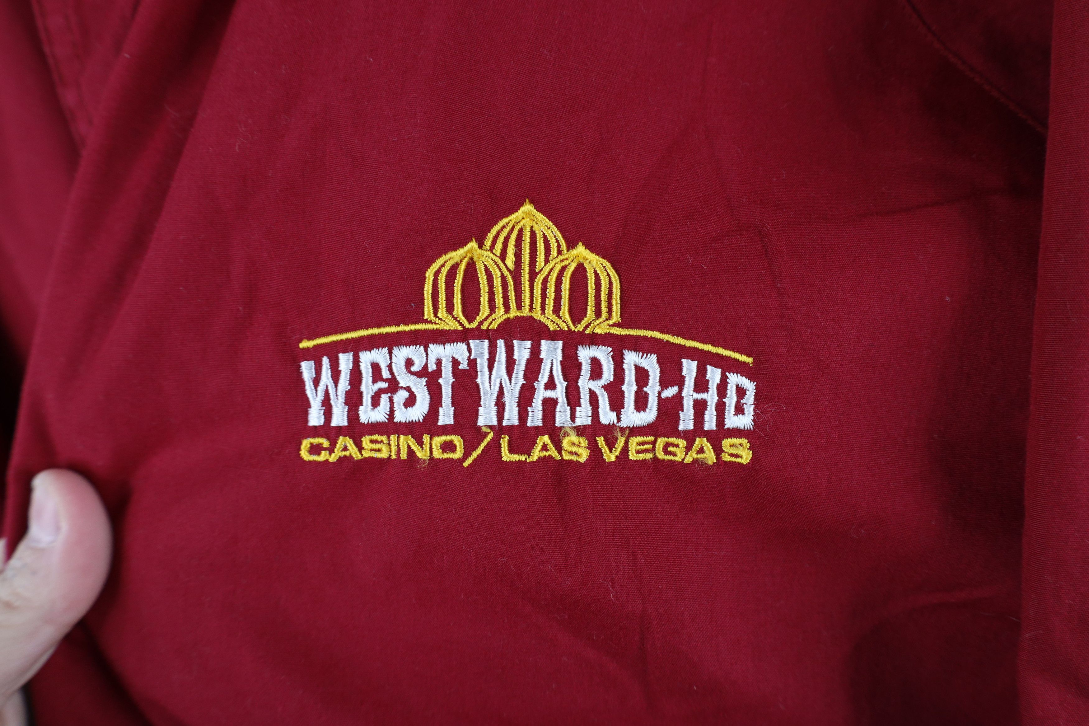 Vintage Vintage 90s Streetwear Westward Las Vegas Bomber Jacket Size US XL / EU 56 / 4 - 4 Thumbnail