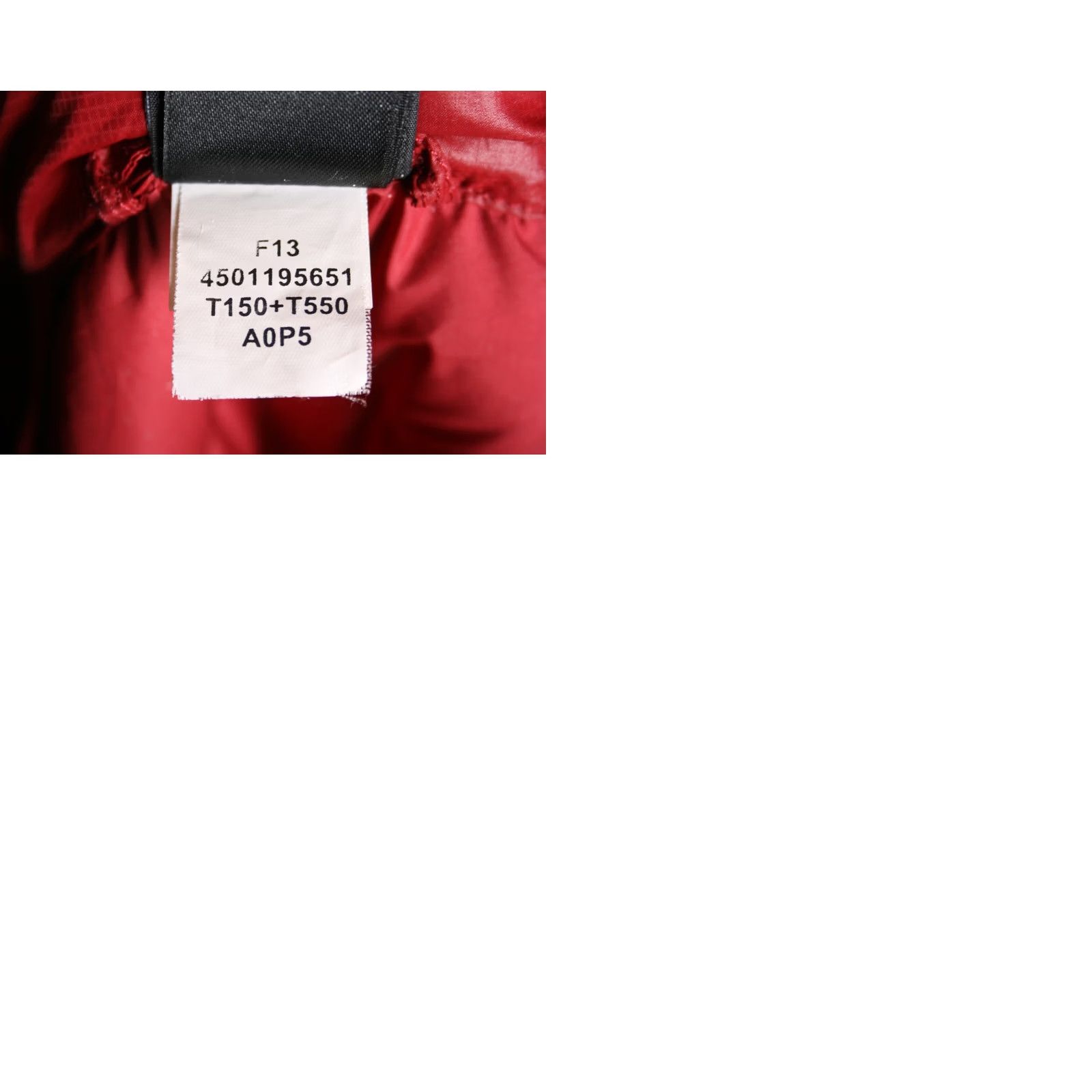 The North Face THE NORTH FACE Puffer Jacket Down 600 Fill Red Gray Sz. L Mens Slim/Regular Zip Jacket Size US L / EU 52-54 / 3 - 9 Thumbnail