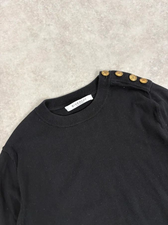 Givenchy AW2023 Givenchy Black Guilded Buttons Sweater Size US S / EU 44-46 / 1 - 5 Thumbnail