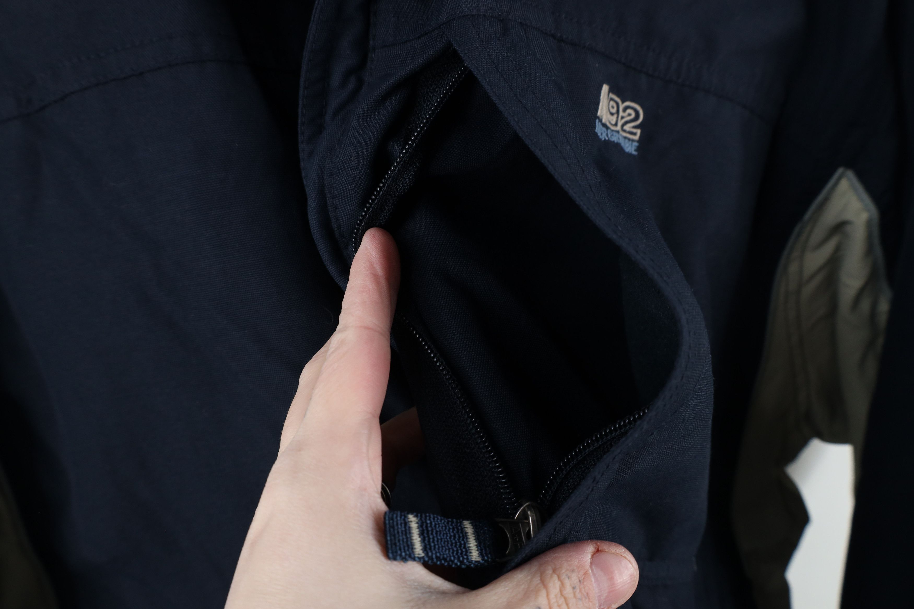 Abercrombie & Fitch × Vintage Vintage 90s Y2K Abercrombie & Fitch Fleece Lined Jacket Size US L / EU 52-54 / 3 - 5 Thumbnail