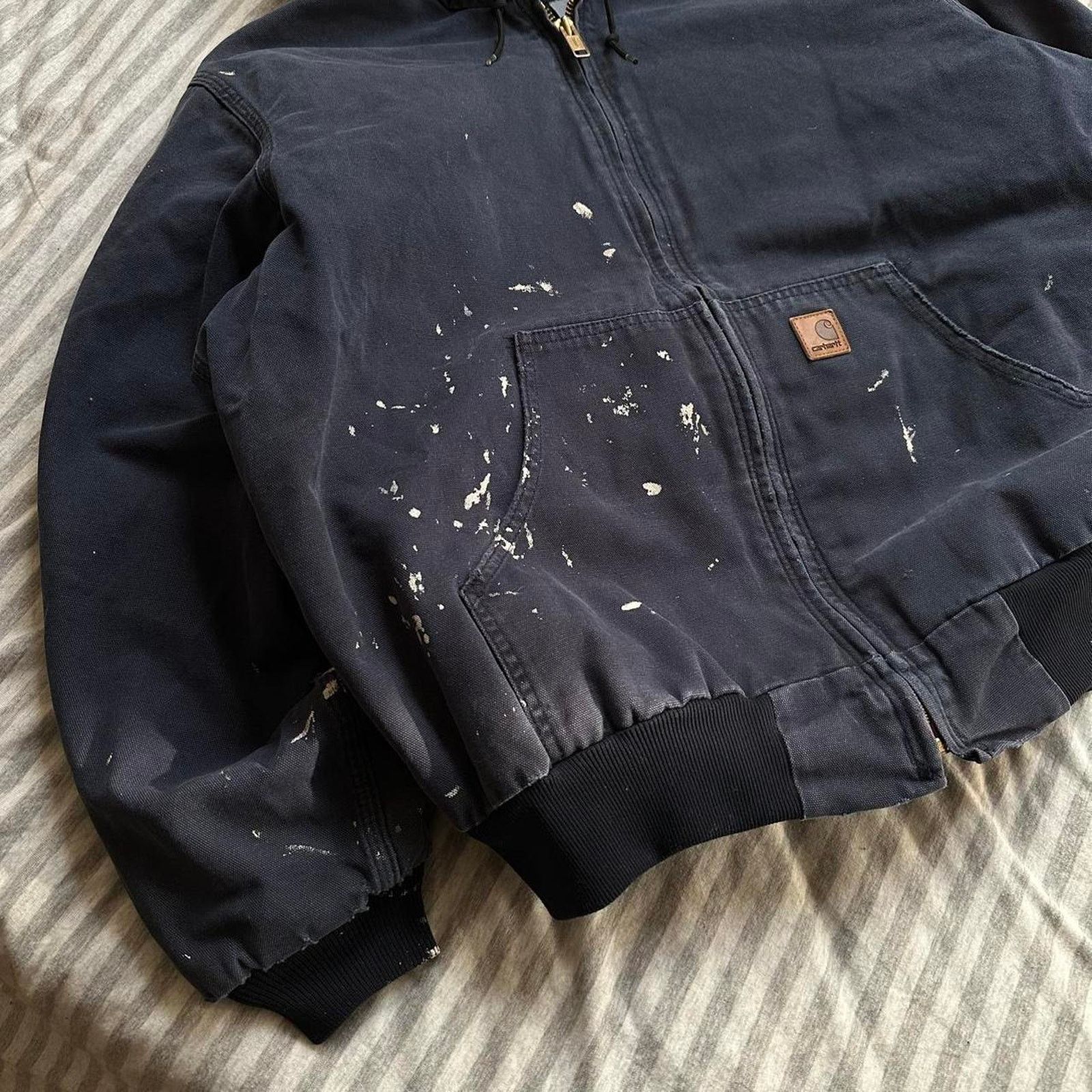 Carhartt Vintage Oversized Painter Carhartt Hooded J280 Work Jacket Size US XL / EU 56 / 4 - 3 Thumbnail