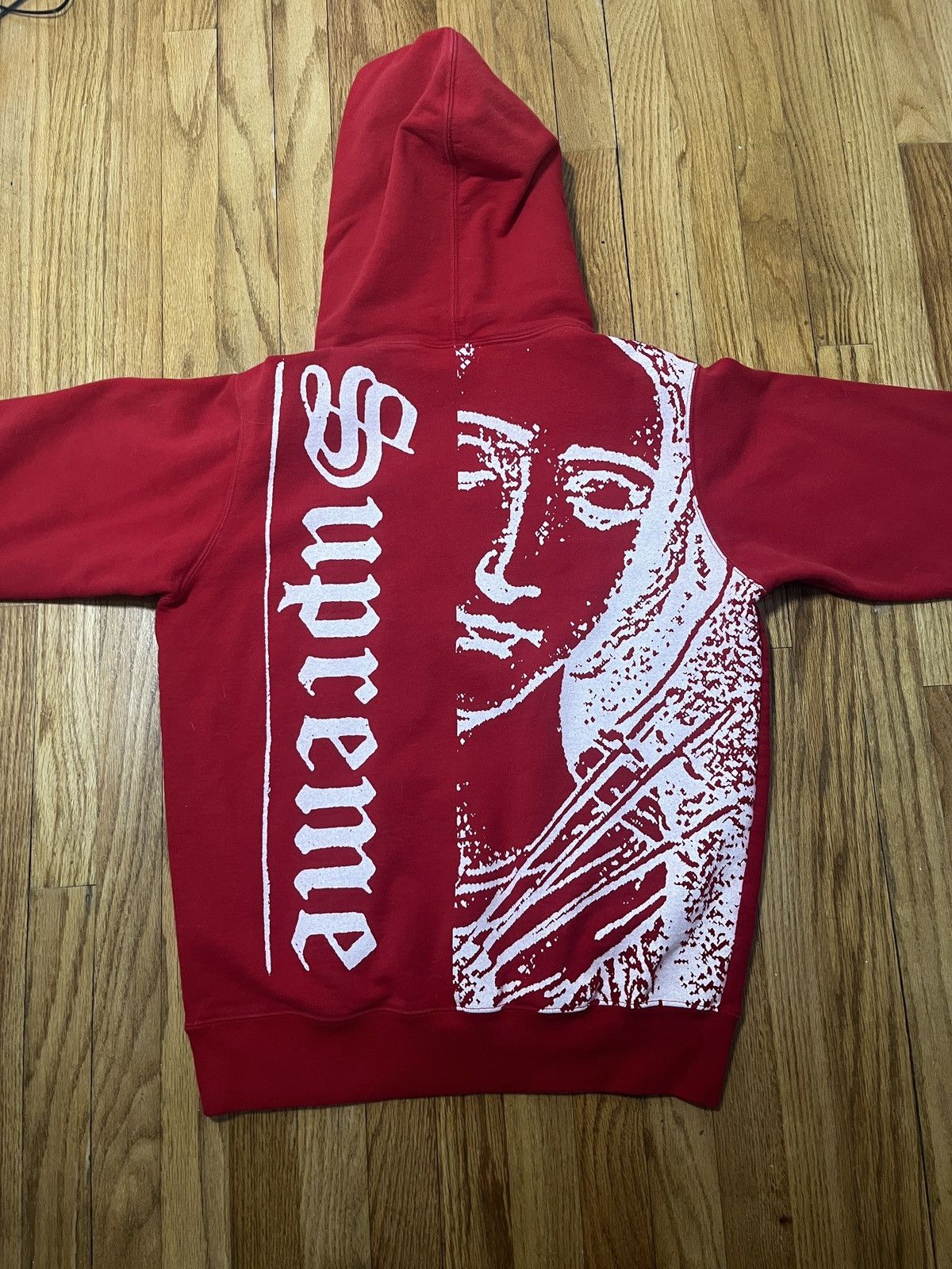 Supreme Supreme Mary Hooded Sweatshirt ‘Red’ Size US M / EU 48-50 / 2 - 10 Thumbnail