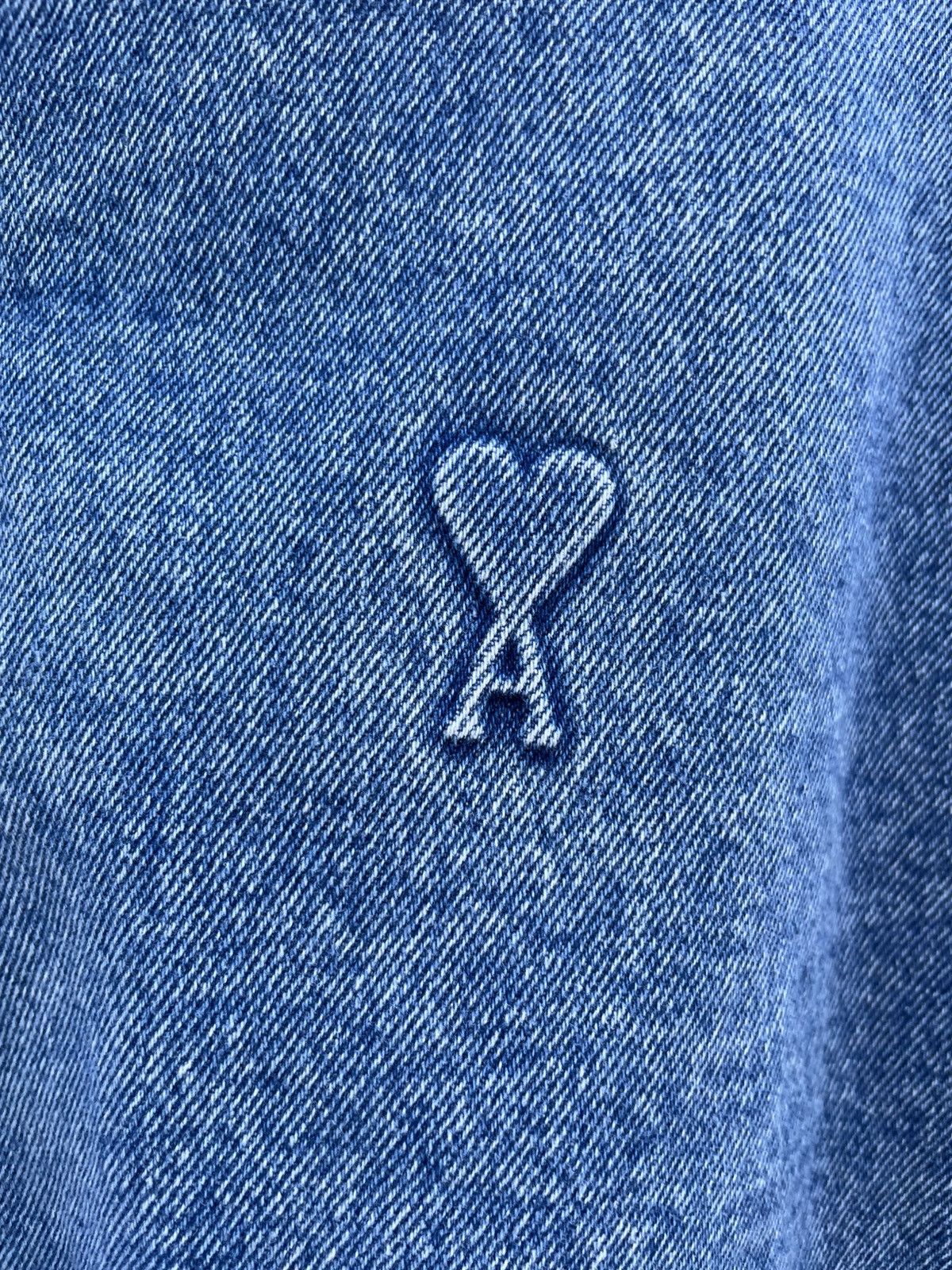 AMI AMI Paris Denim Bomber Jacket XS Blue Size US XS / EU 42 / 0 - 9 Thumbnail