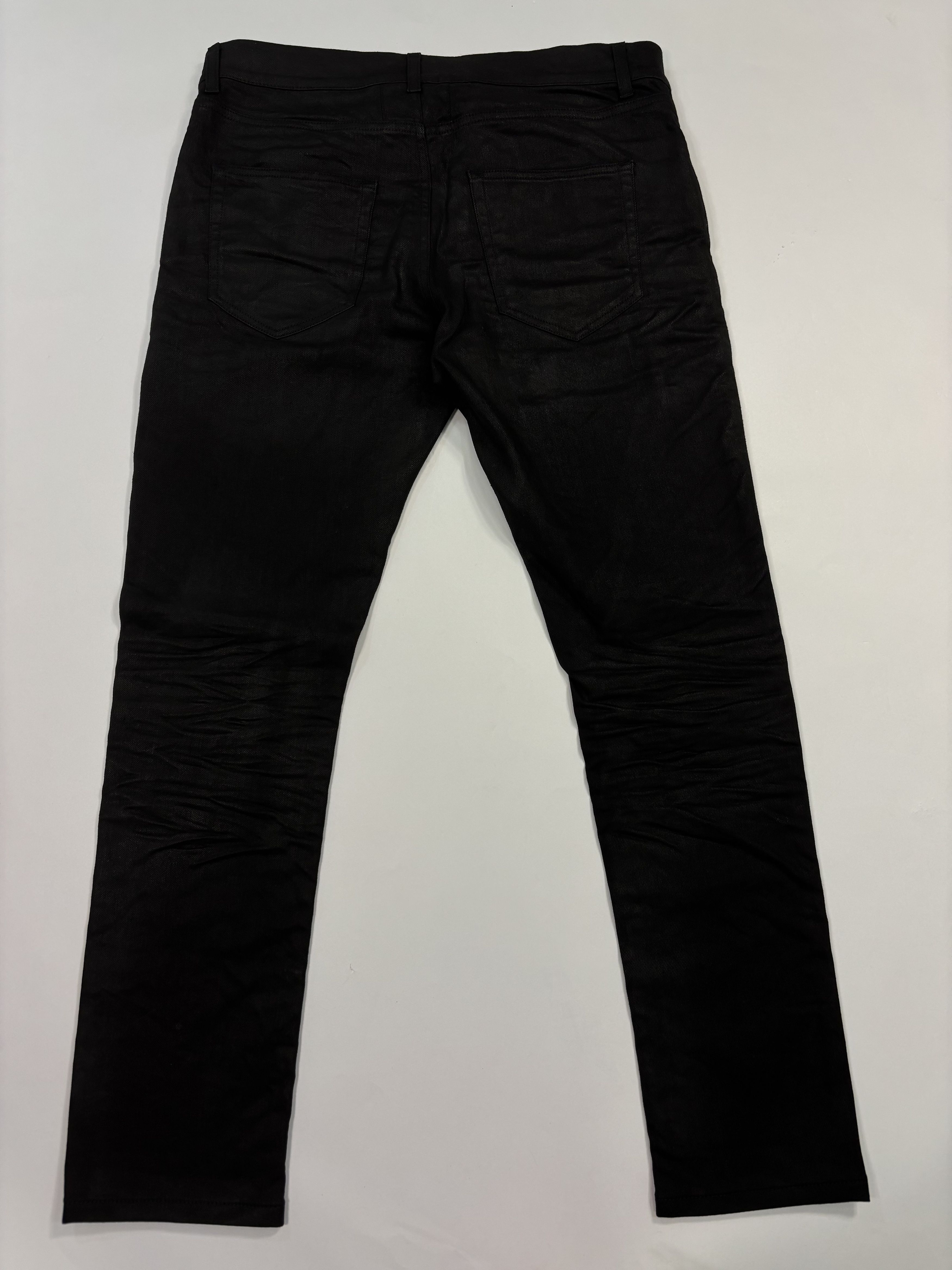 Saint Laurent Paris Saint Laurent Leather Look Pants Size US 32 / EU 48 - 4 Thumbnail