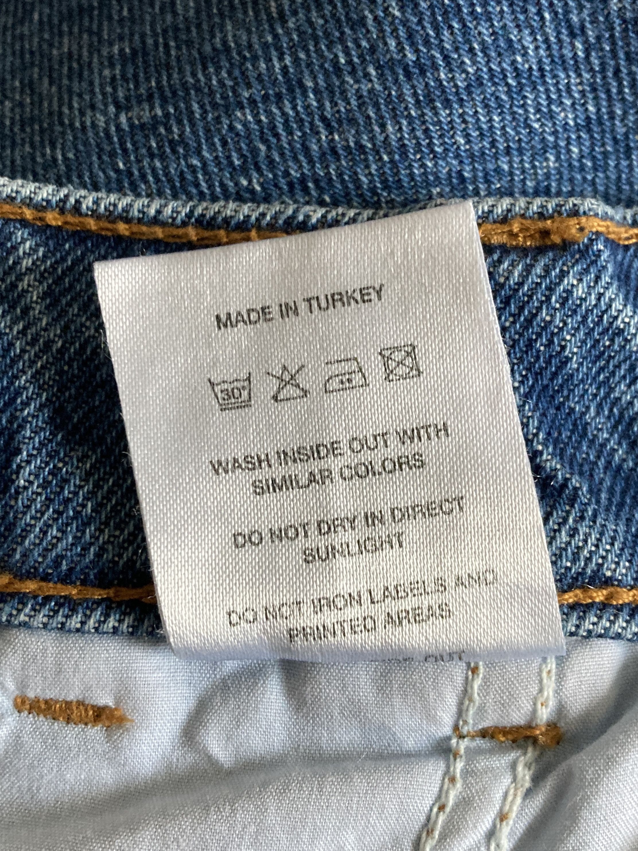 Mfpen Big Jean Shorts (Blue) Size US 30 / EU 46 - 15 Thumbnail