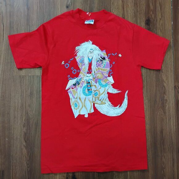 Hanes Deadstock Vintage 90s Kabuki Oni Samurai Ninja T-Shirt Size US M / EU 48-50 / 2 - 2 Thumbnail