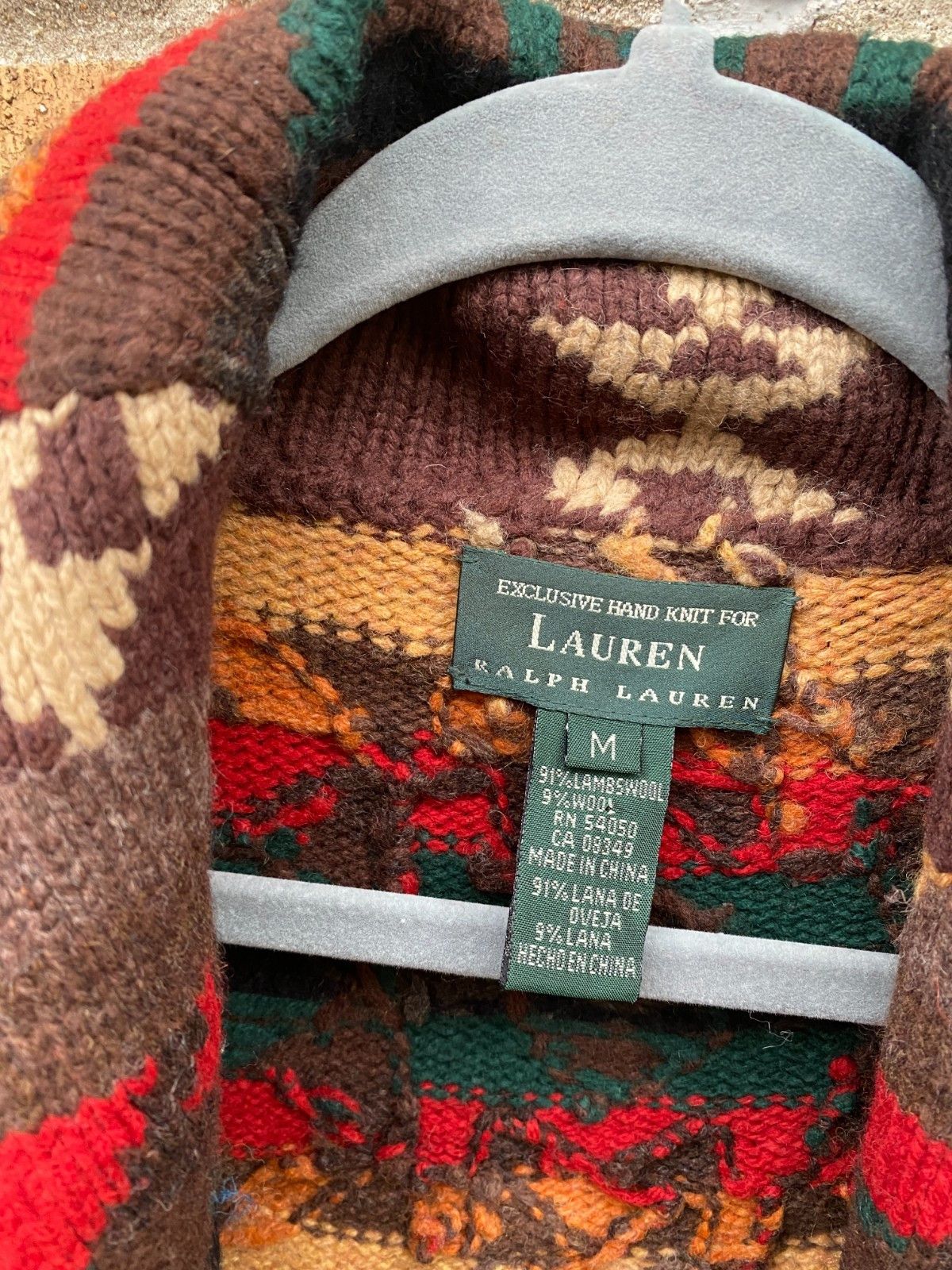 Ralph Lauren Ralph Lauren Brown Southwestern Sweater Cardigan Native Coa Size US M / EU 48-50 / 2 - 4 Thumbnail