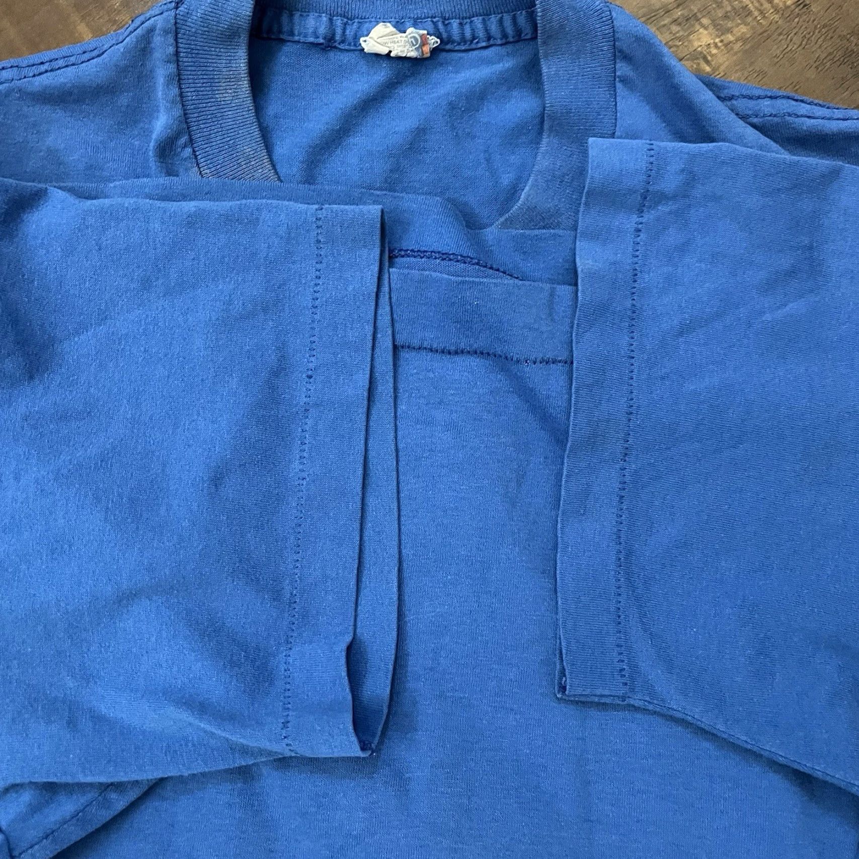 Vintage VINTAGE Chevrolet T-Shirt Blue 80s 90s Hot Rod Racing Single Stitch Mens L Size US L / EU 52-54 / 3 - 5 Thumbnail