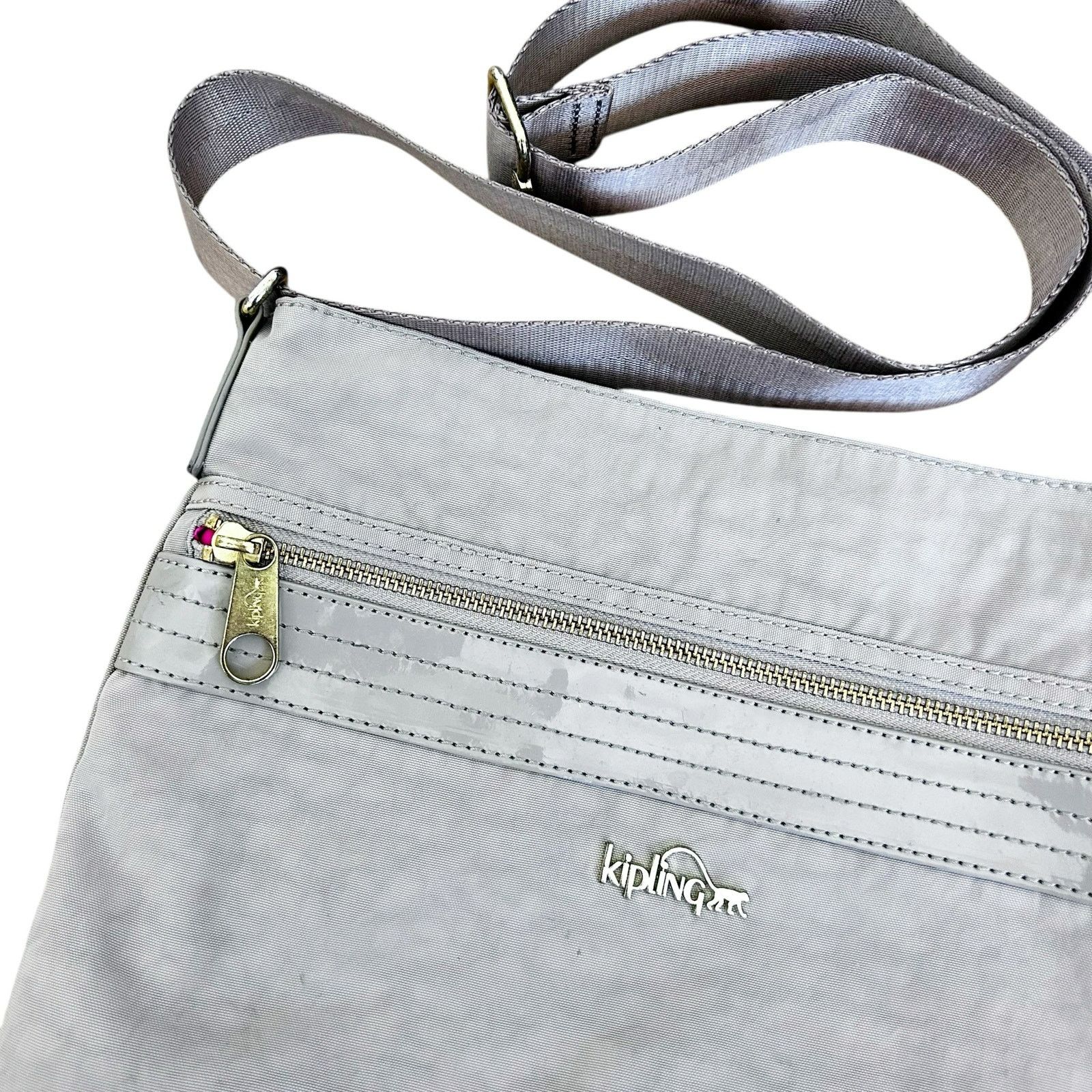 Other Kipling Gray Crossbody Bag Size ONE SIZE - 2 Thumbnail