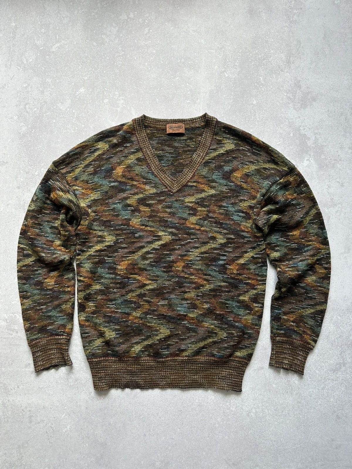 Missoni mens vintage missoni sweater made in Italy Size US L / EU 52-54 / 3 - 1 Thumbnail