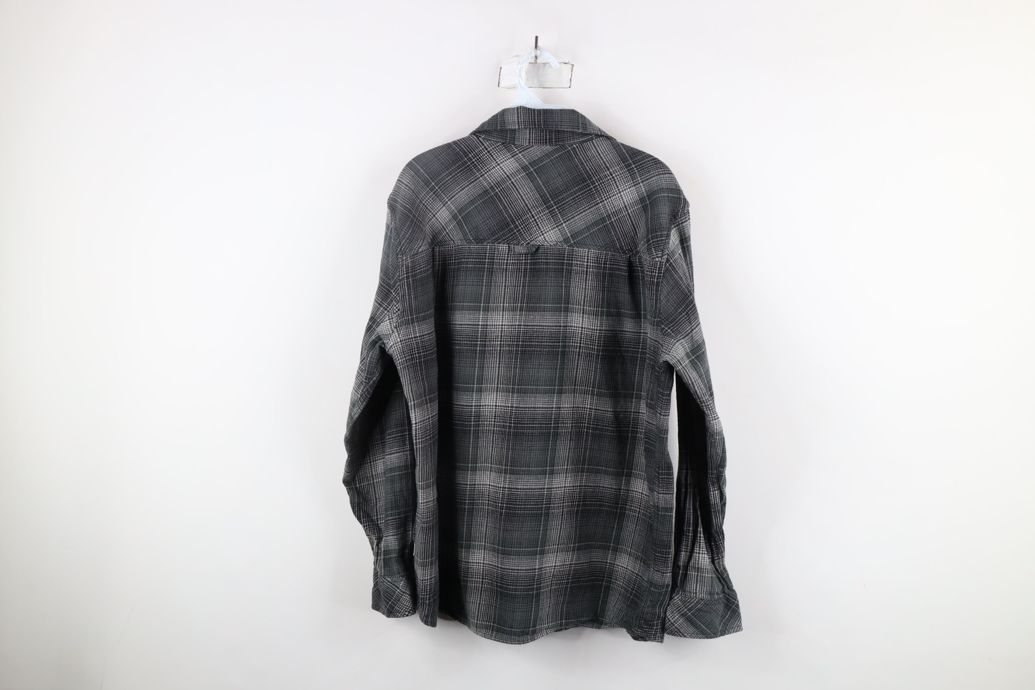 Hurley × Vintage Vintage Hurley Surfing Pocket Flannel Collared Button Shirt Size US L / EU 52-54 / 3 - 11 Thumbnail