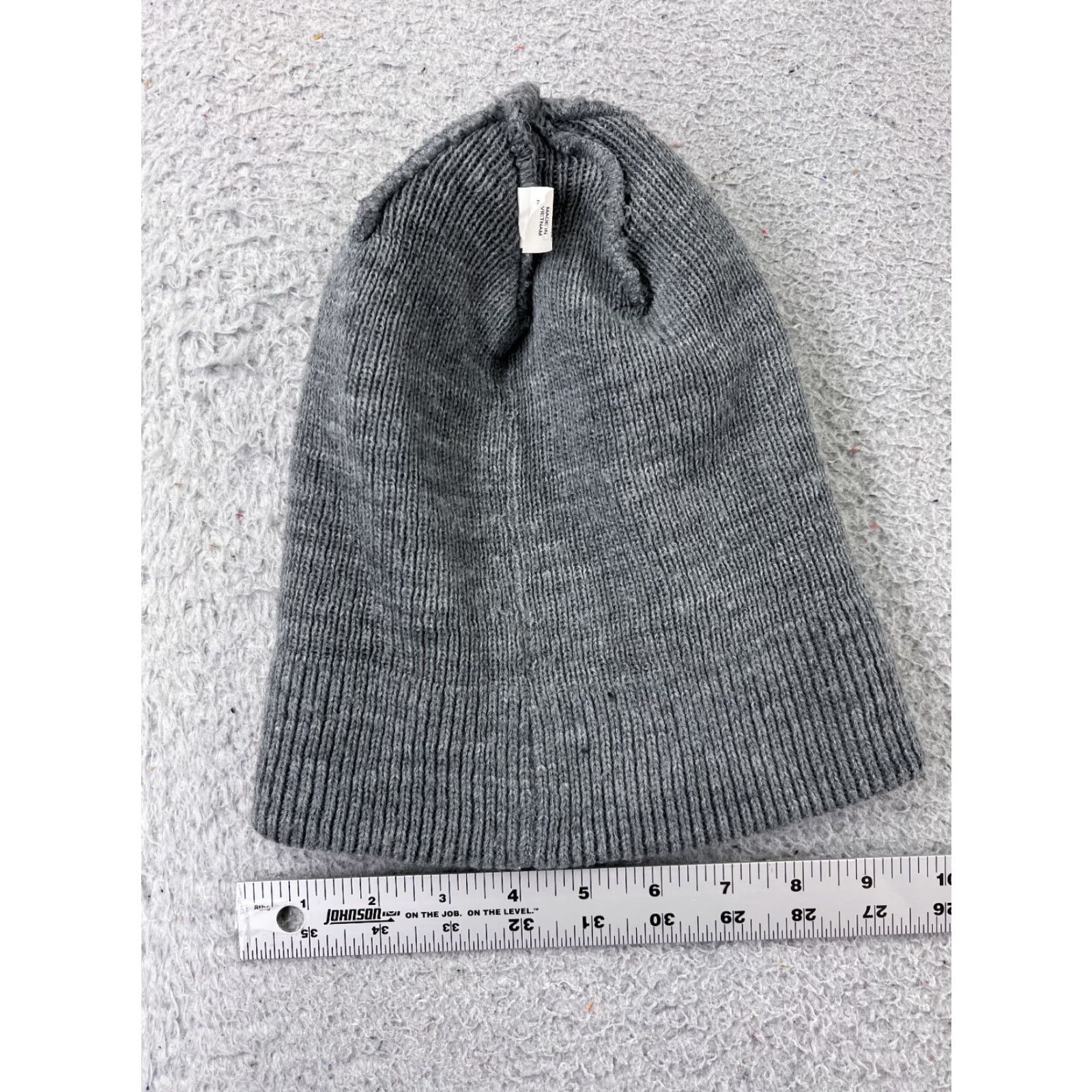 Adidas ADIDAS Beanie Toque Hat Womens One Size Gray Logo Knit 100% Acrylic Ski Winter Soft Warm Size ONE SIZE - 5 Thumbnail