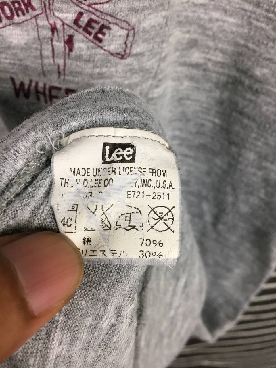 Lee Vtg Lee Union Made Kansas Workwear Graphic Pocket Tee Size US L / EU 52-54 / 3 - 9 Thumbnail