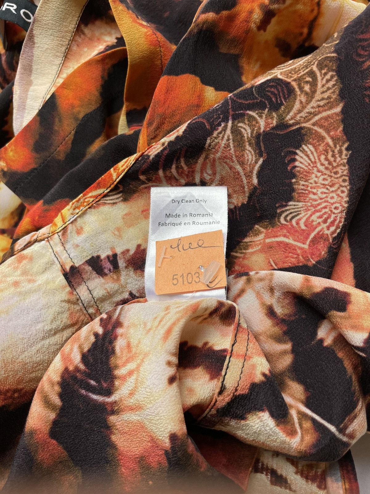 Y/Project Tiger Silk Shirt Size US M / EU 48-50 / 2 - 7 Thumbnail