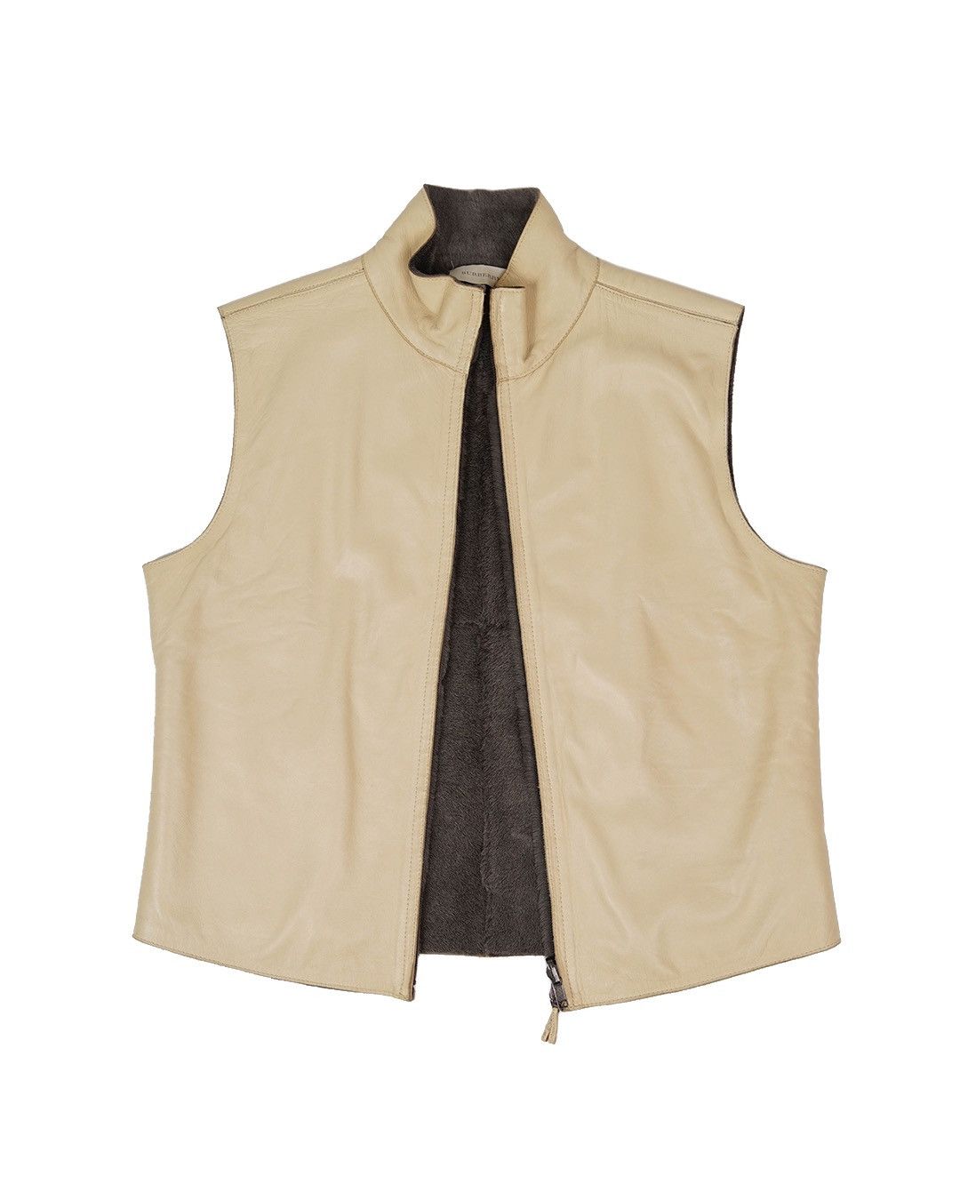 Burberry Prorsum Burberry Prorsum F/W2001 Two-Sided Real Leather Vest Size M / US 6-8 / IT 42-44 - 1 Thumbnail