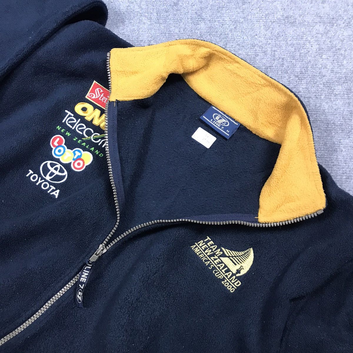 Japanese Brand × New Zealand Outback × Vintage Line 7 Team New Zealand Fleece Fullzip Jacket Size US M / EU 48-50 / 2 - 10 Thumbnail